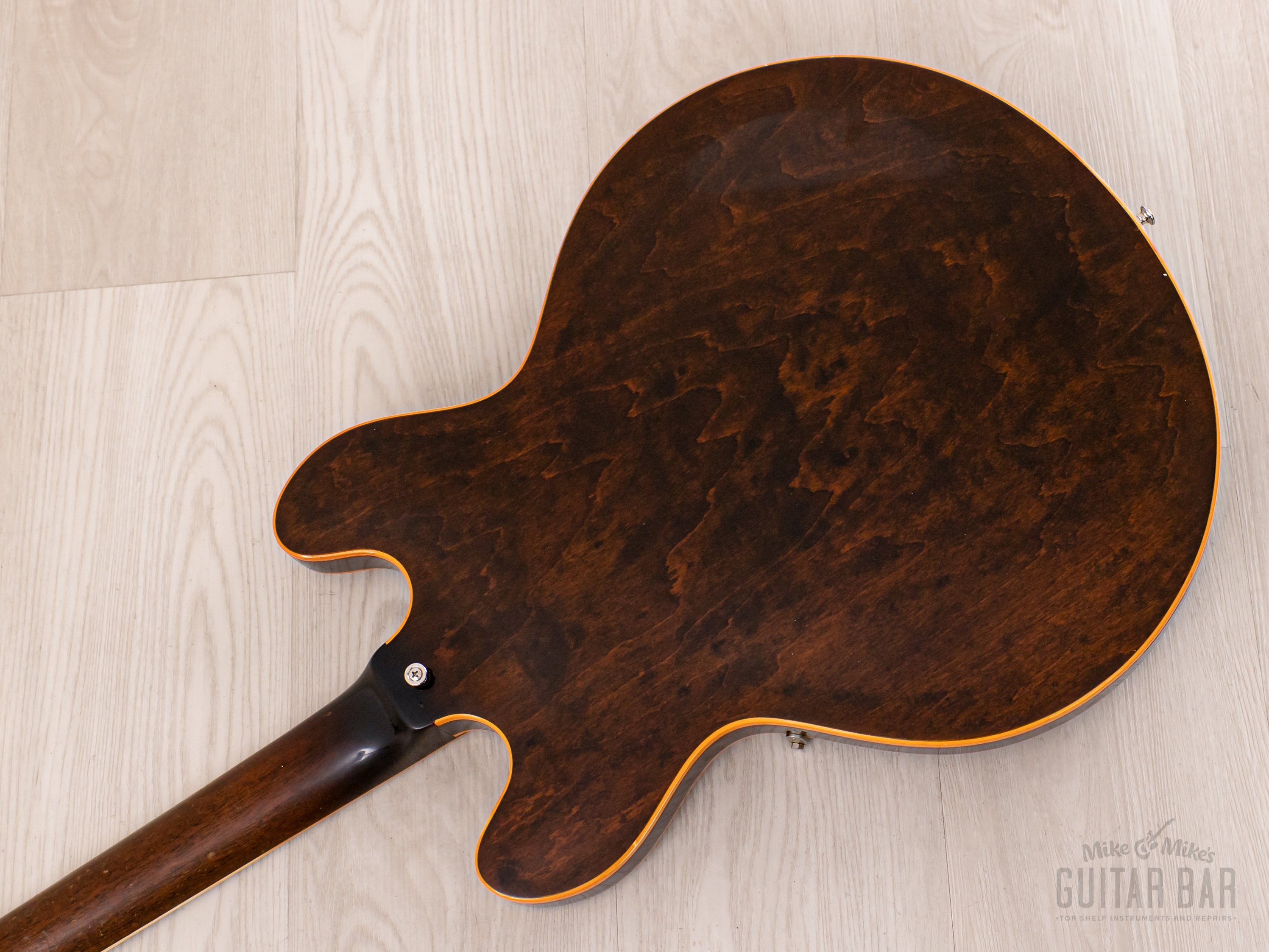 1971 Gibson ES-335 TDW Vintage Semi-Hollow Guitar Walnut w/ T Tops, Embossed Covers, Case