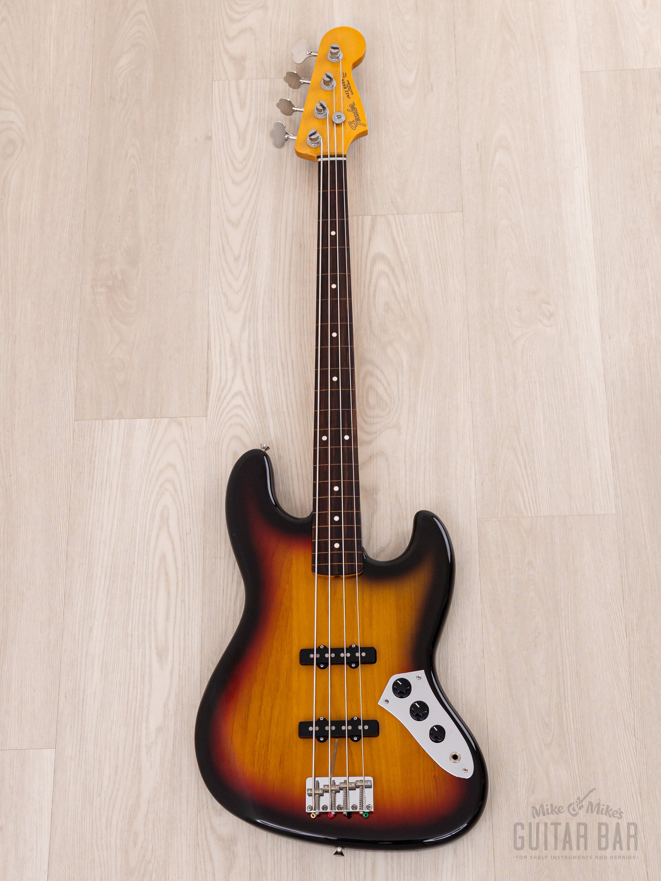 2007 Fender Jazz Bass Fretless '62 Vintage Reissue JB62-FL, Near-Mint w/ USA Pickups, Japan CIJ, Jaco