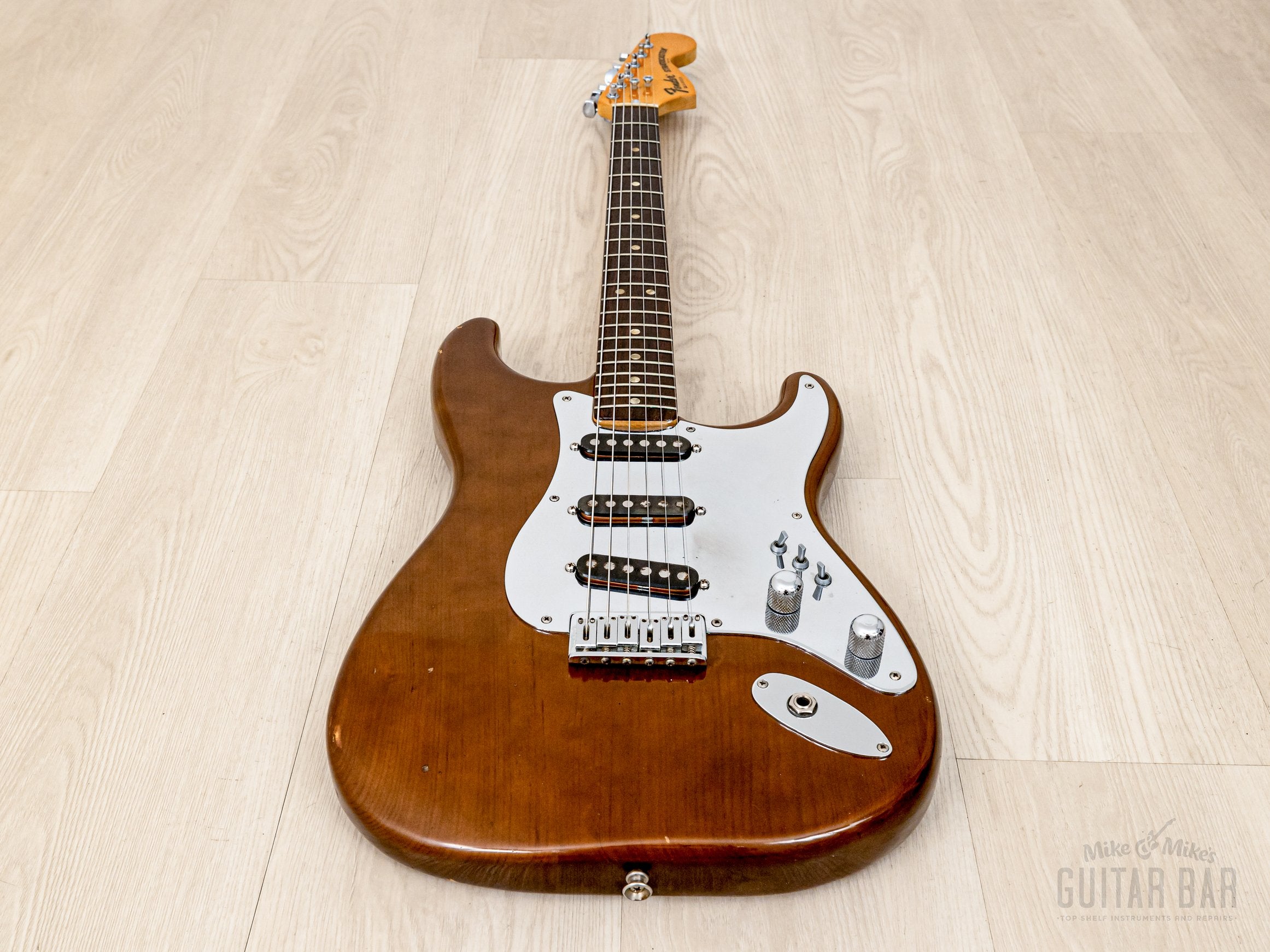 1980 Fender Stratocaster Hardtail Vintage Guitar Mocha, Schecter Dream Machine Mods w/ F500T Pickups, Case