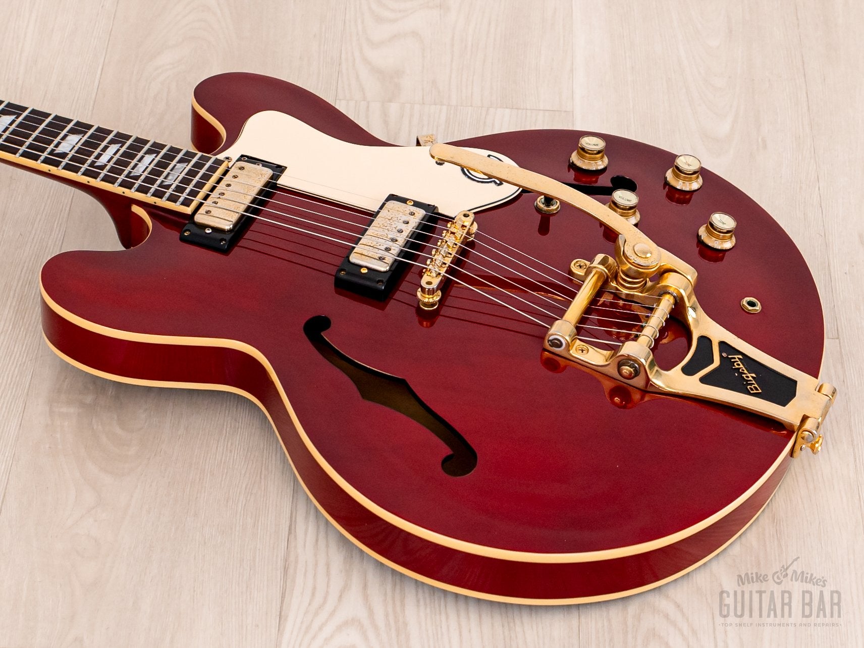 2006 Epiphone Custom Shop Riviera Limited Edition w/ Bigsby, Gold Hard