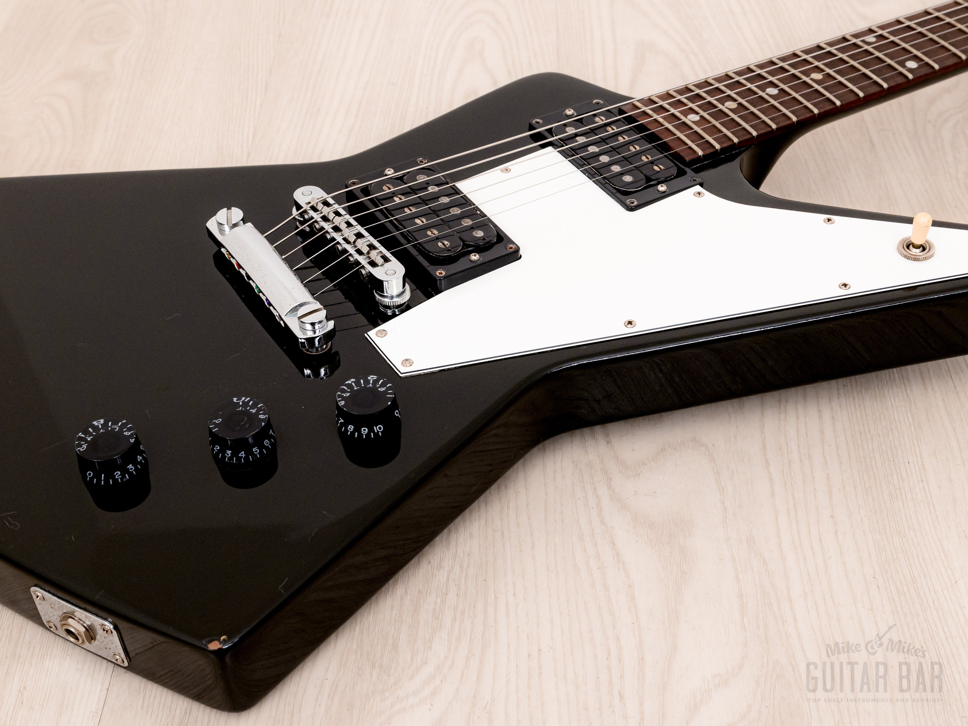 2012 Gibson Explorer '76 Vintage Reissue Ebony w/ Case