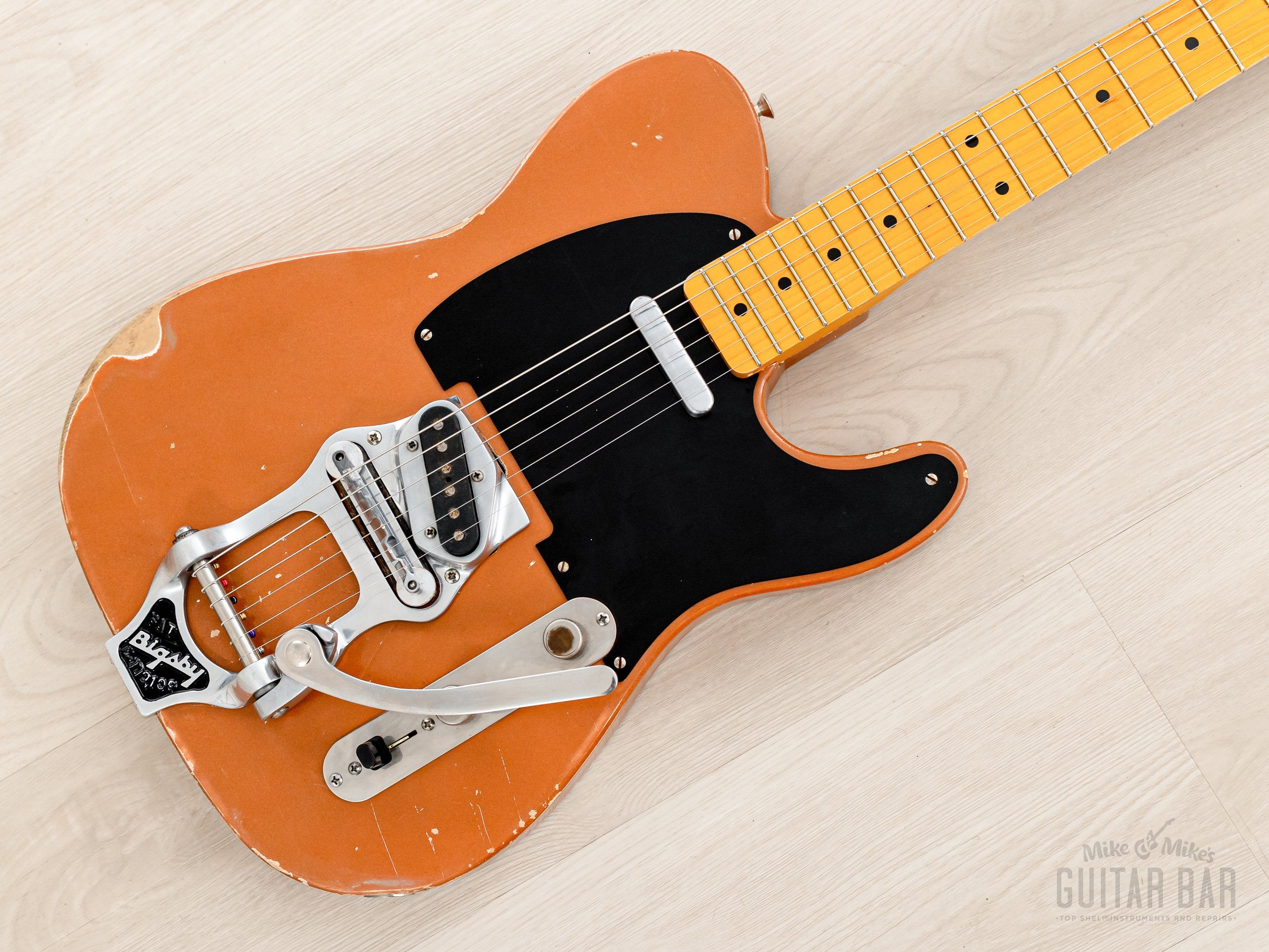 Telecaster Partscaster MJT Relic Copper Lacquer w/ Fender Licensed Nec