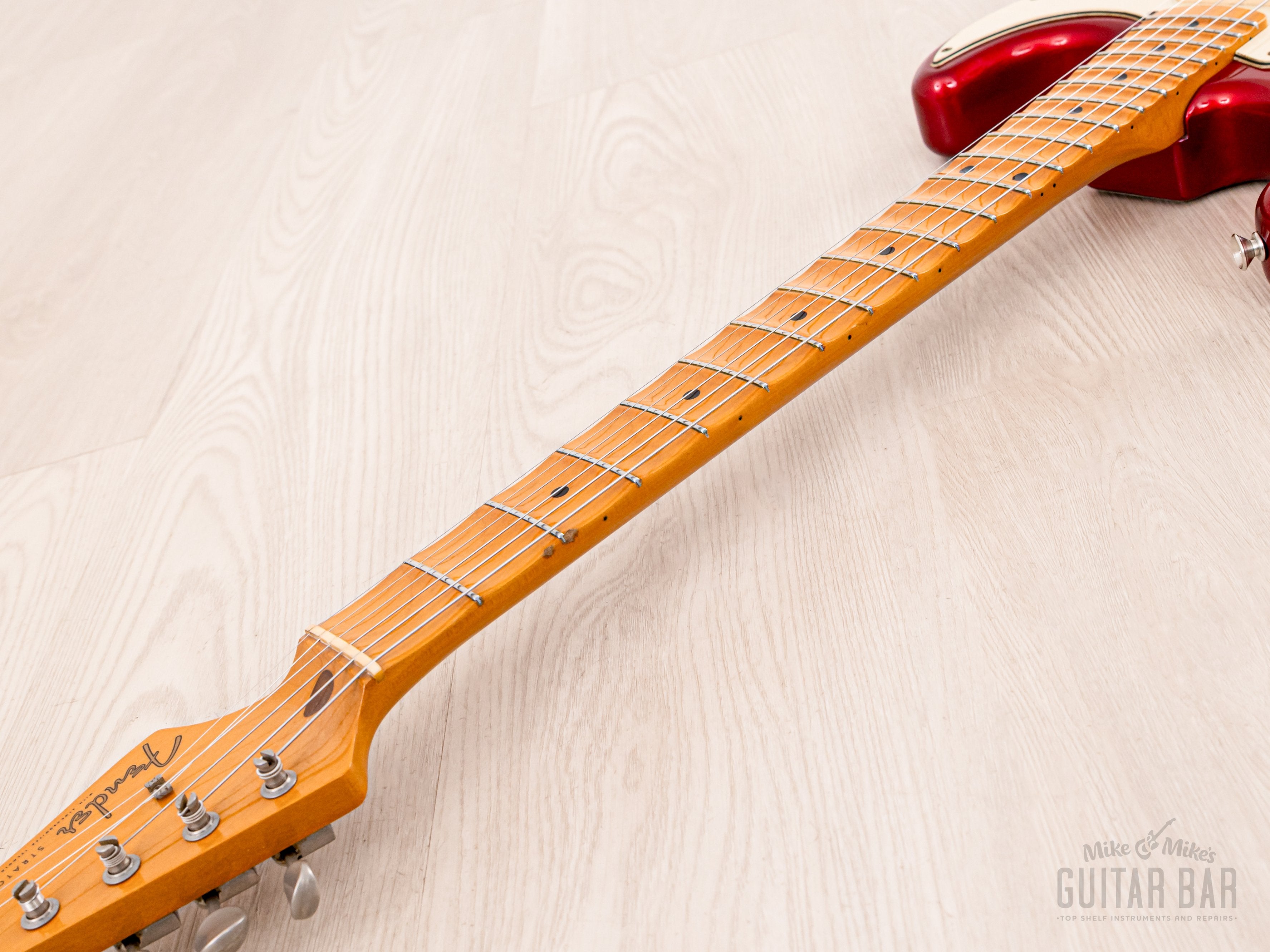 1992 Fender Order Made Stratocaster Yngwie-Spec Candy Apple Red w/ Scalloped Fretboard, Japan MIJ Fujigen