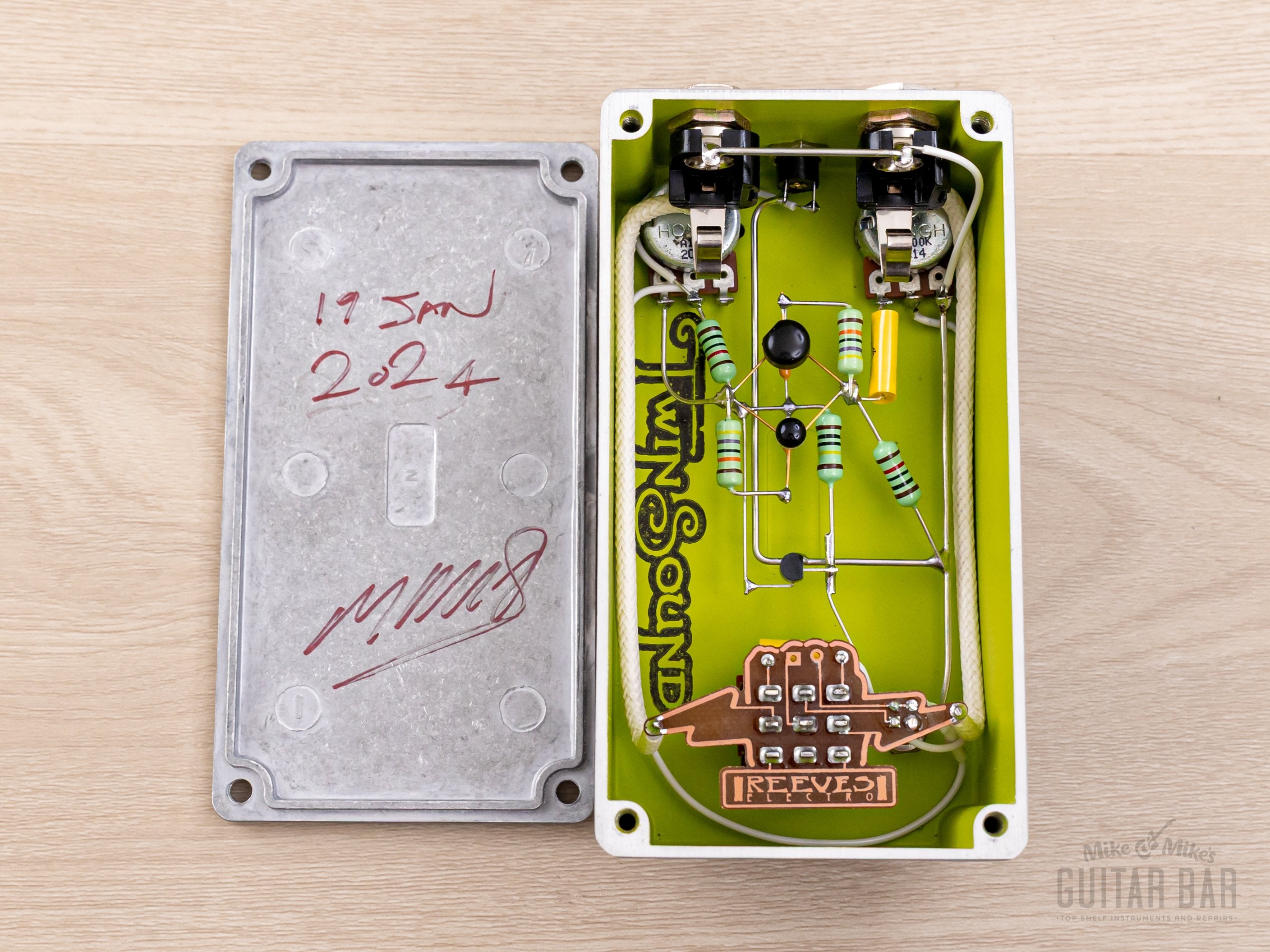 2024 ReevesElectro TwinSound Octave Fuzz Mint w/ Box & COA, PTP NOS Transistor 