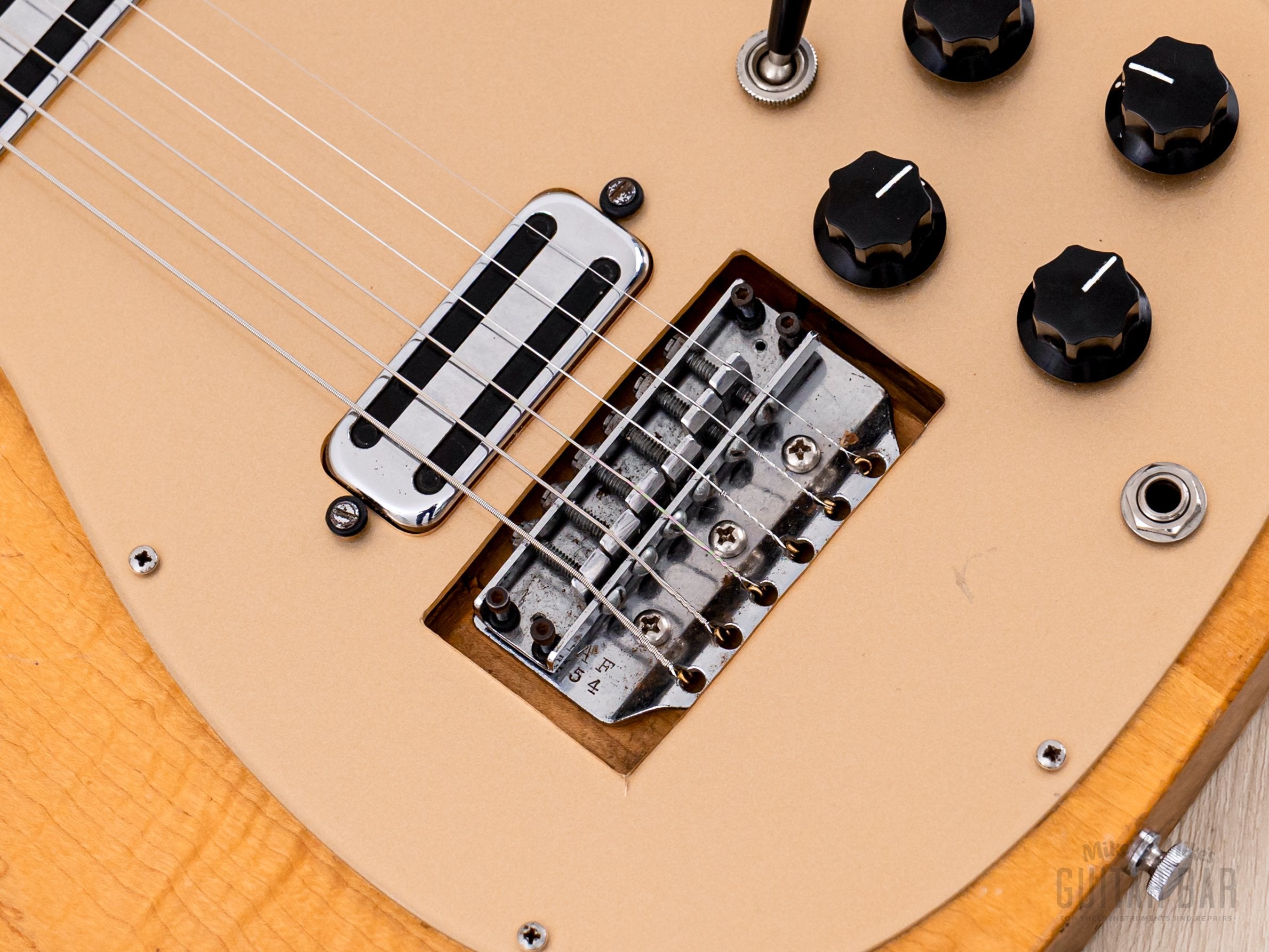 1961 Rickenbacker 450 Combo Vintage Electric Guitar Mapleglo w/ Toaster Top Pickups, Case