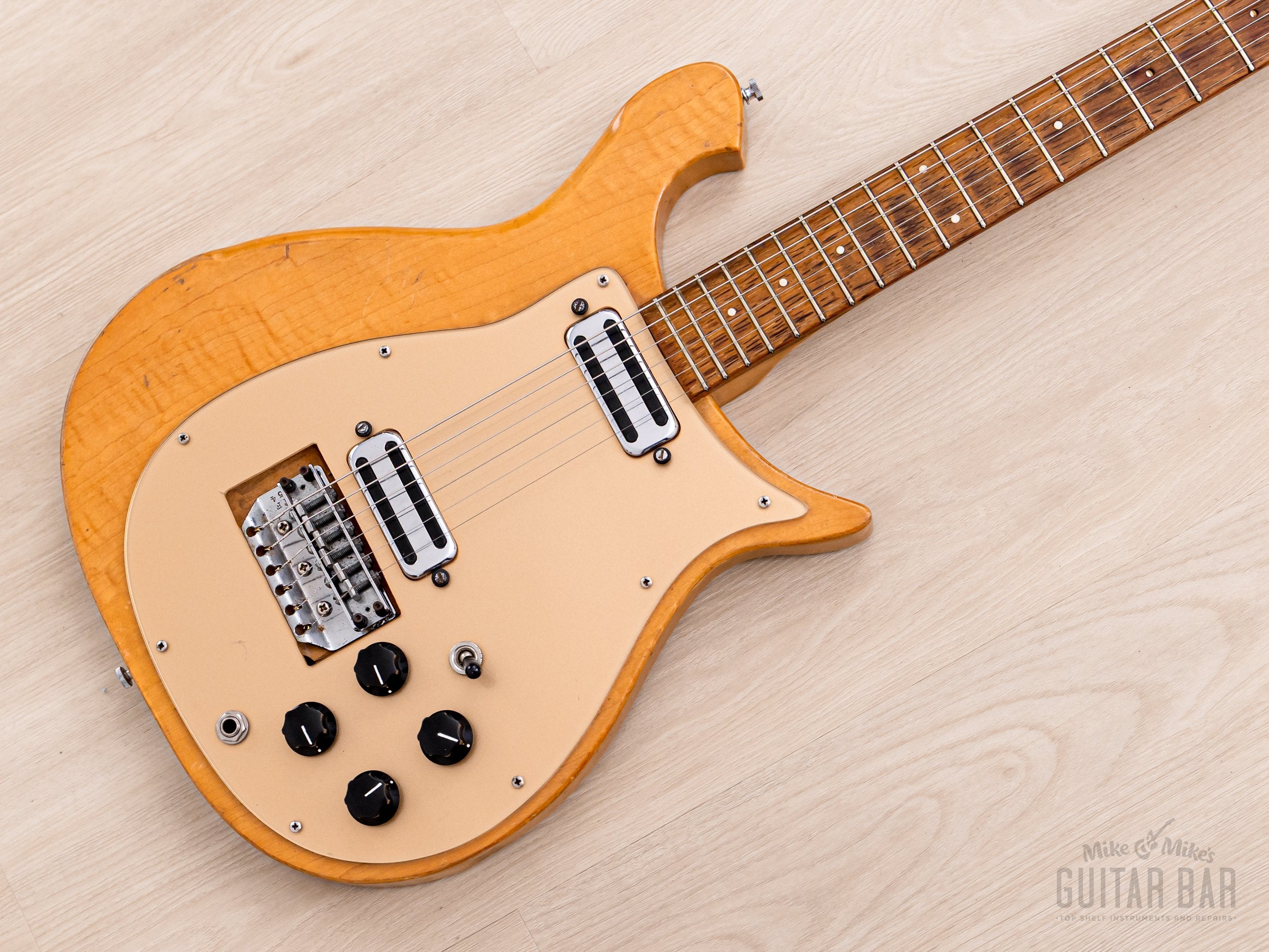 1961 Rickenbacker 450 Combo Vintage Electric Guitar Mapleglo w/ Toaster Top Pickups, Case