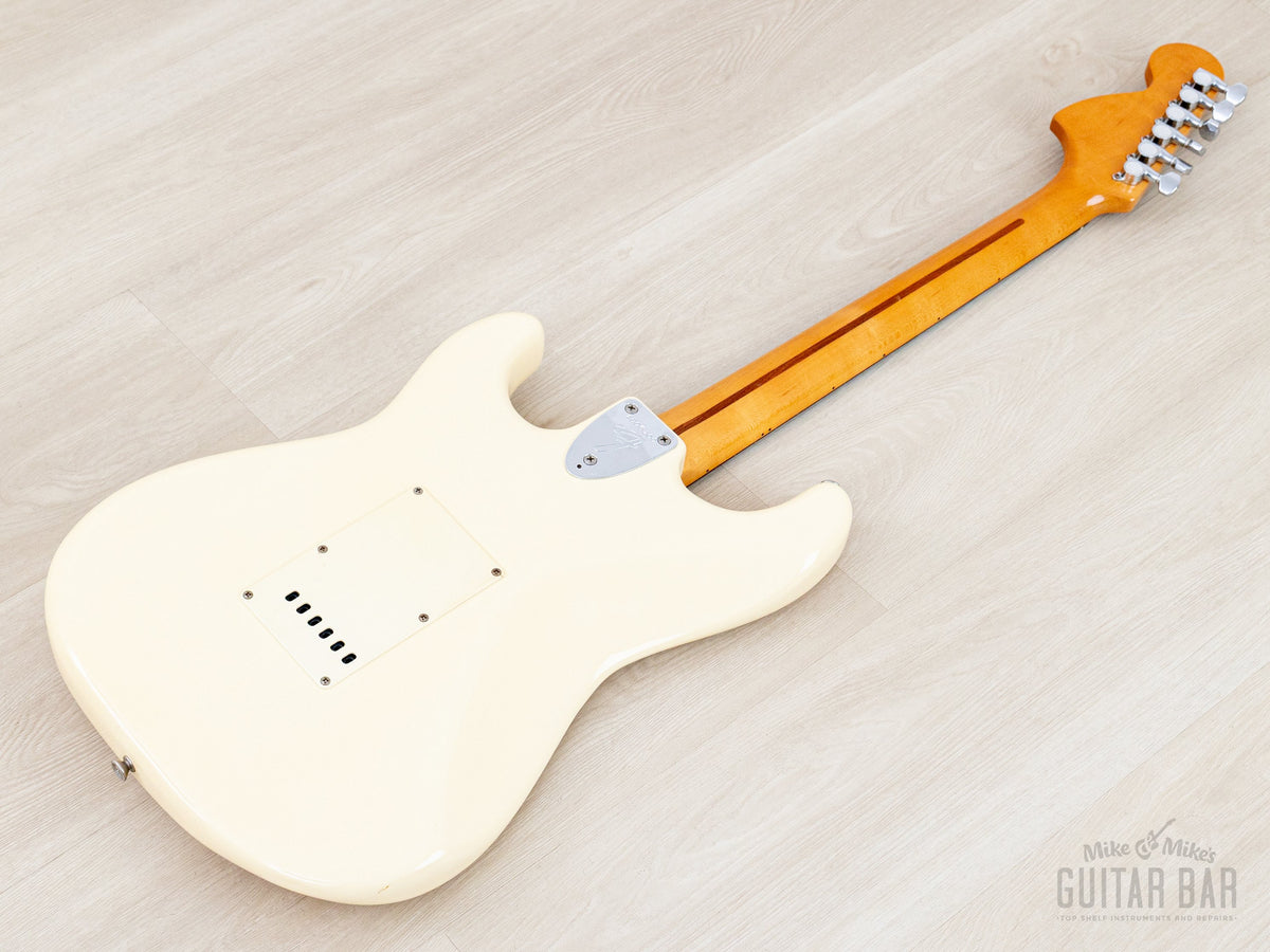 1985 Fender ST72-55 Stratocaster Olympic White, back angled view