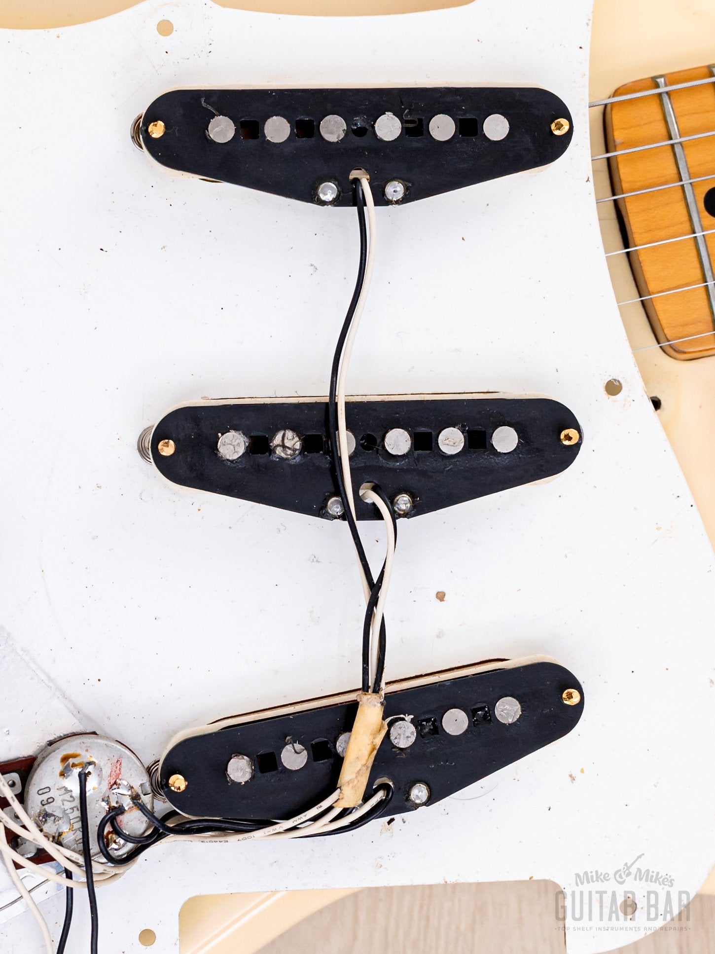 1990 Fender Stratocaster '57 Vintage Reissue ST57-65G Mary Kaye-Style w/ Gold Hardware, Japan MIJ Fujigen