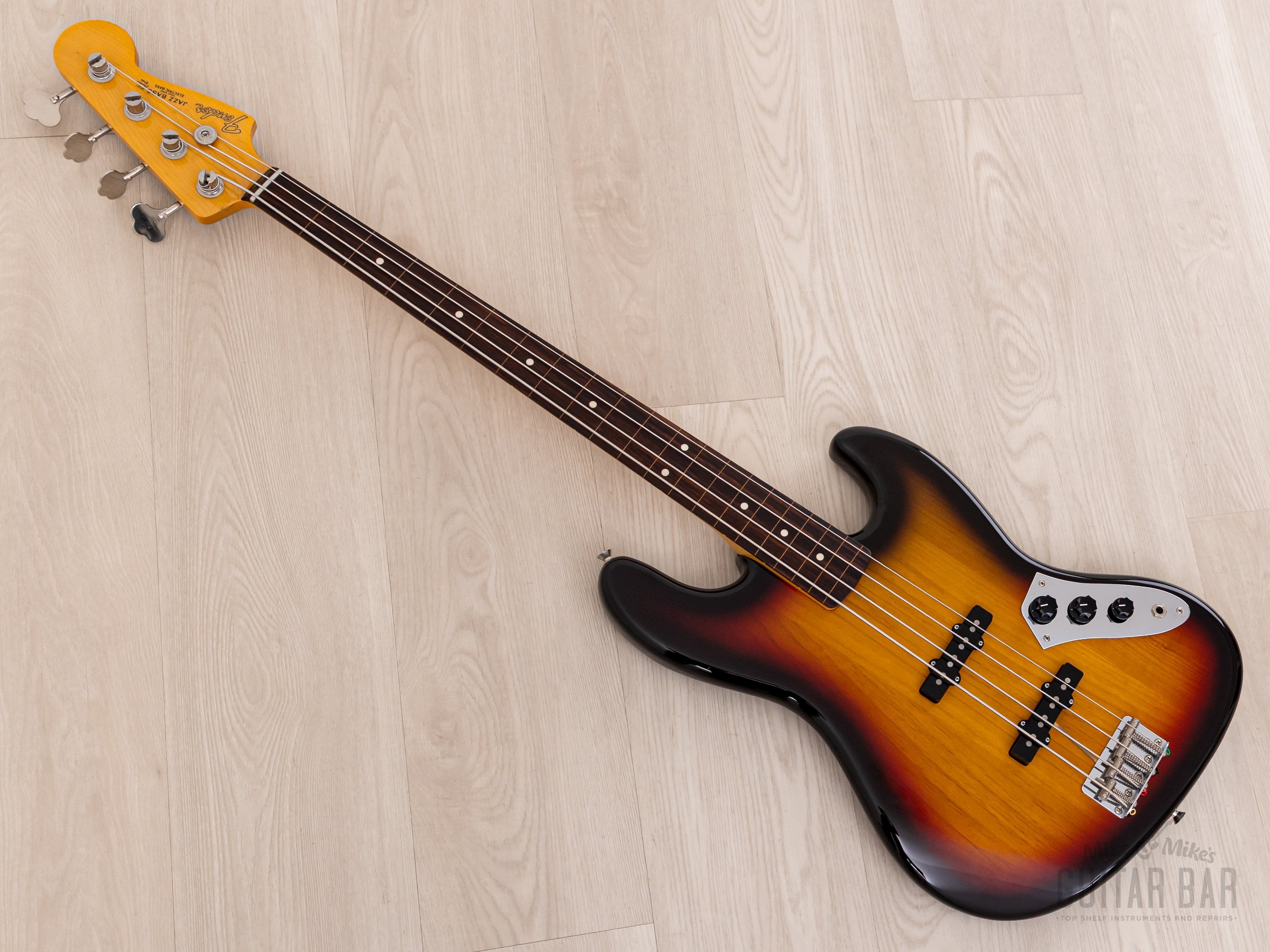 2007 Fender Jazz Bass Fretless '62 Vintage Reissue JB62-FL, Near-Mint w/ USA Pickups, Japan CIJ, Jaco