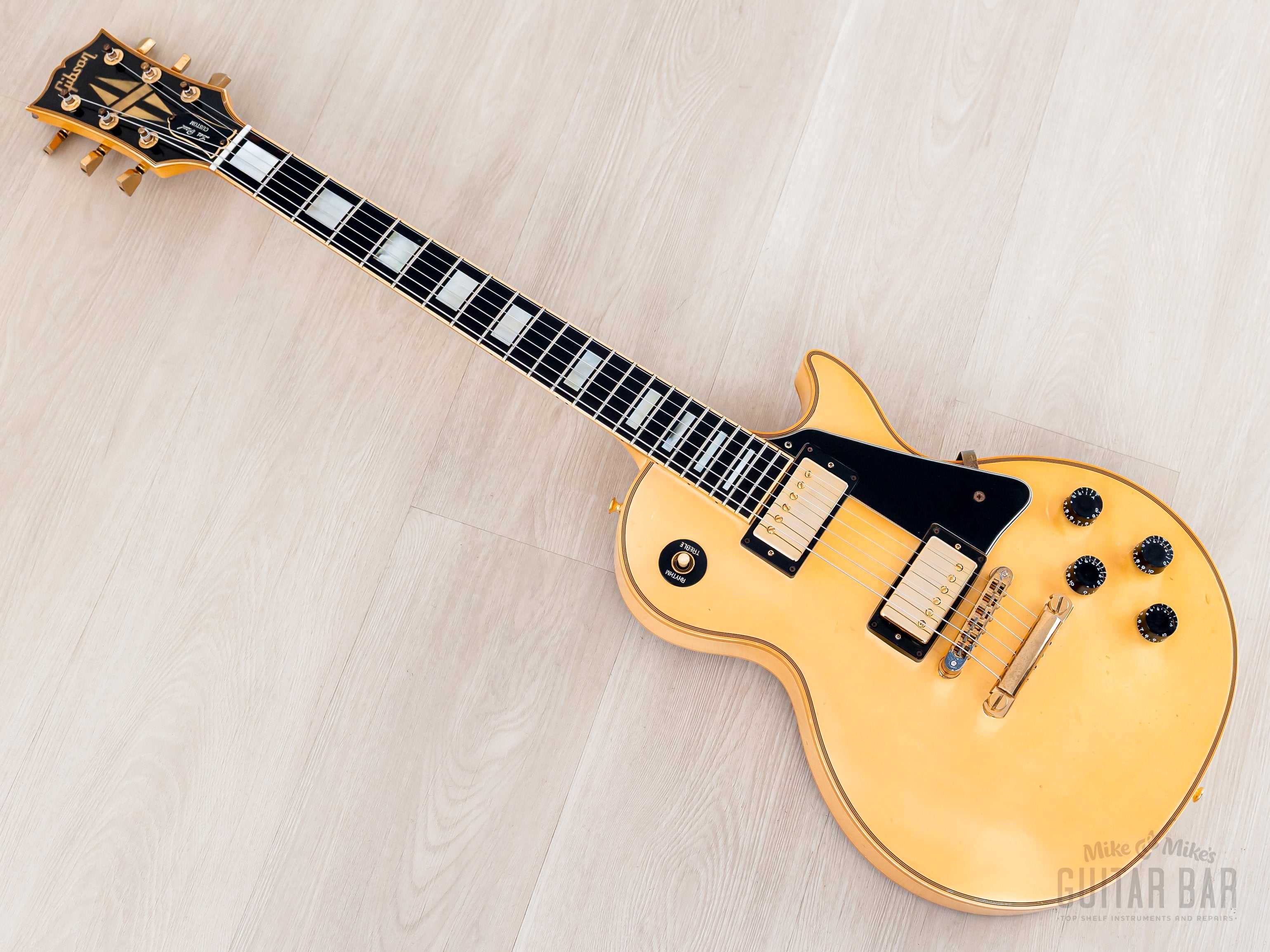 1987 Gibson Les Paul Custom Alpine White w/ Tim Shaw PAFs, Case