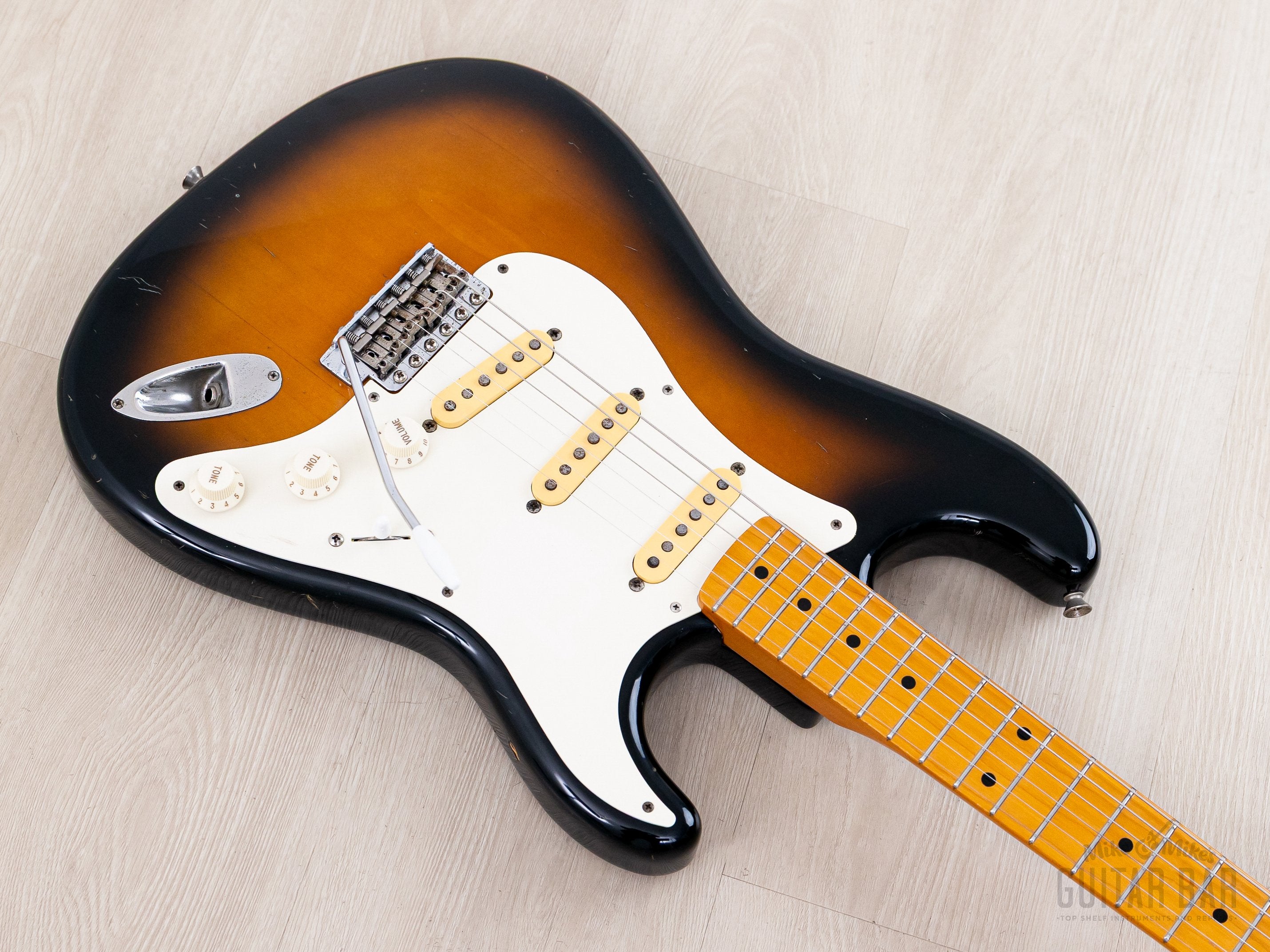 Fender japan ST57-53 ストラトキャスター サンバースト 1992 Fender Stratocaster '57 Vintage Reissue ST57-53 Sunburst, Japan M