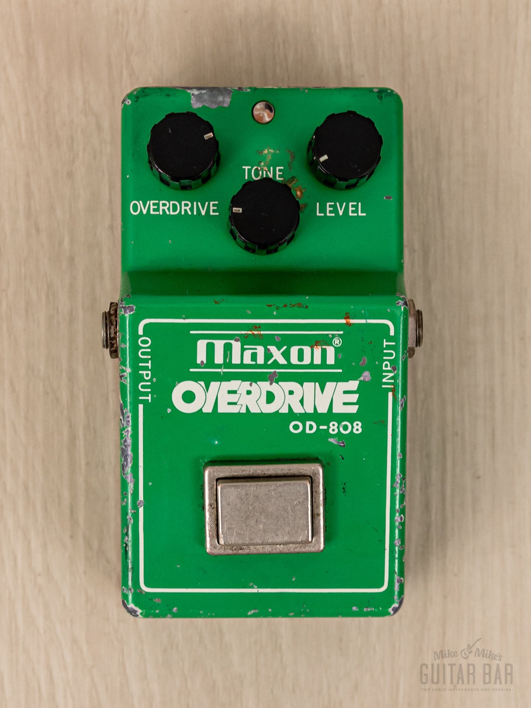 1980 Maxon OD-808 Overdrive w/ RC4558P, Box & Paperwork, Ibanez TS-808 Tube Screamer