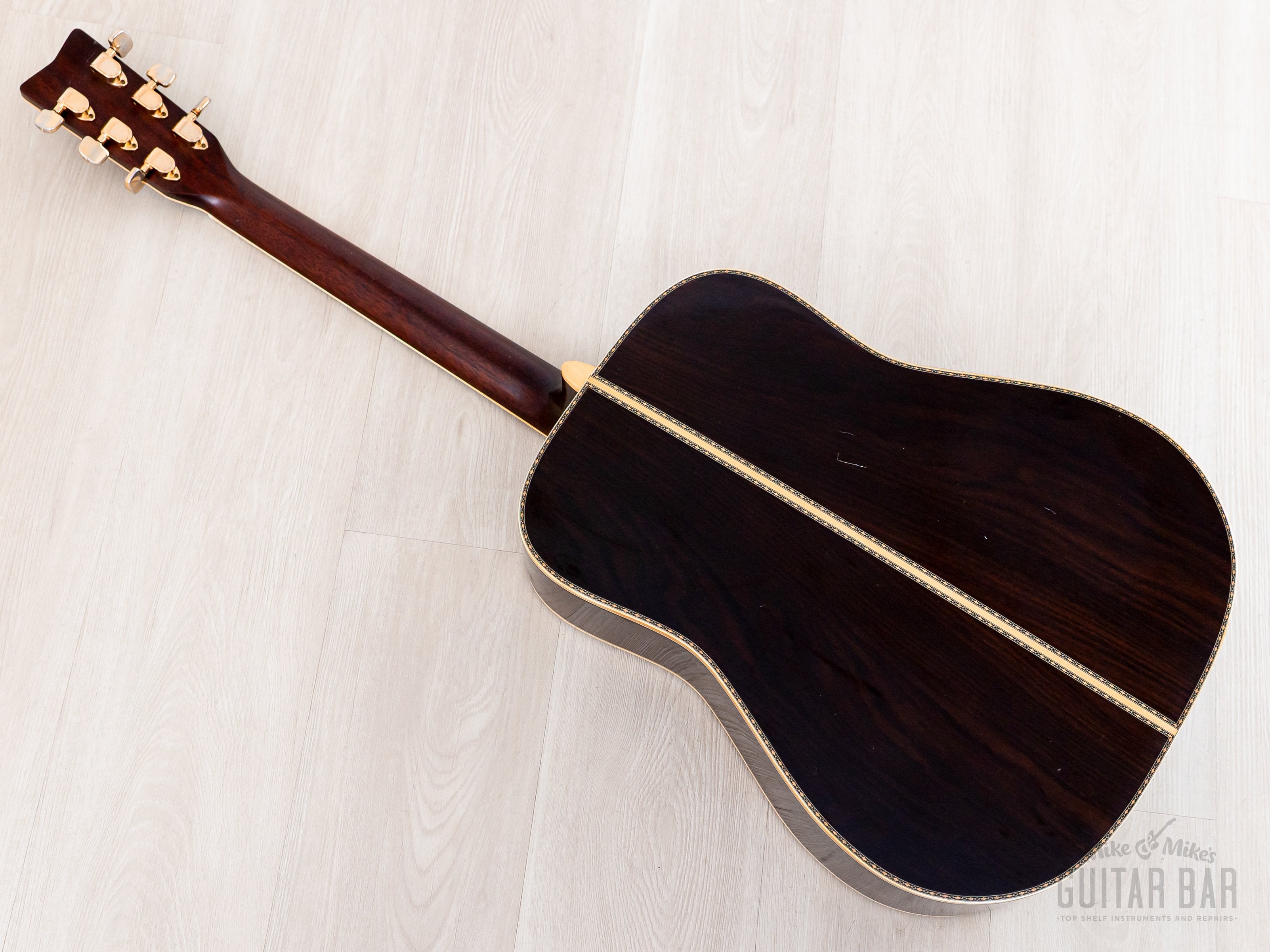 1977 Yamaha L-10 Vintage Dreadnought Acoustic Guitar, Spruce & Rosewoo