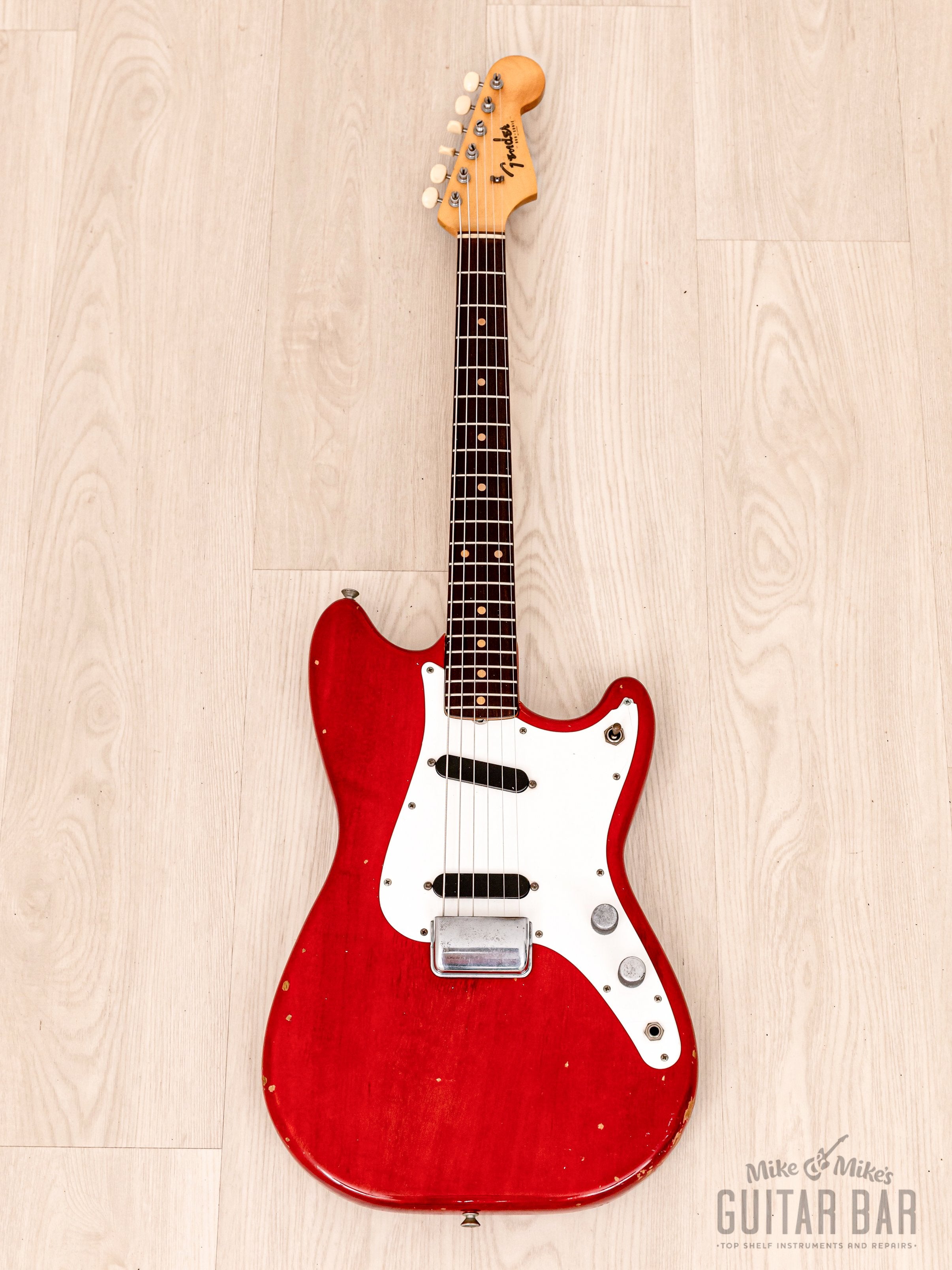 1963 Fender Duo Sonic Vintage Short Scale Guitar w/ Mahogany
