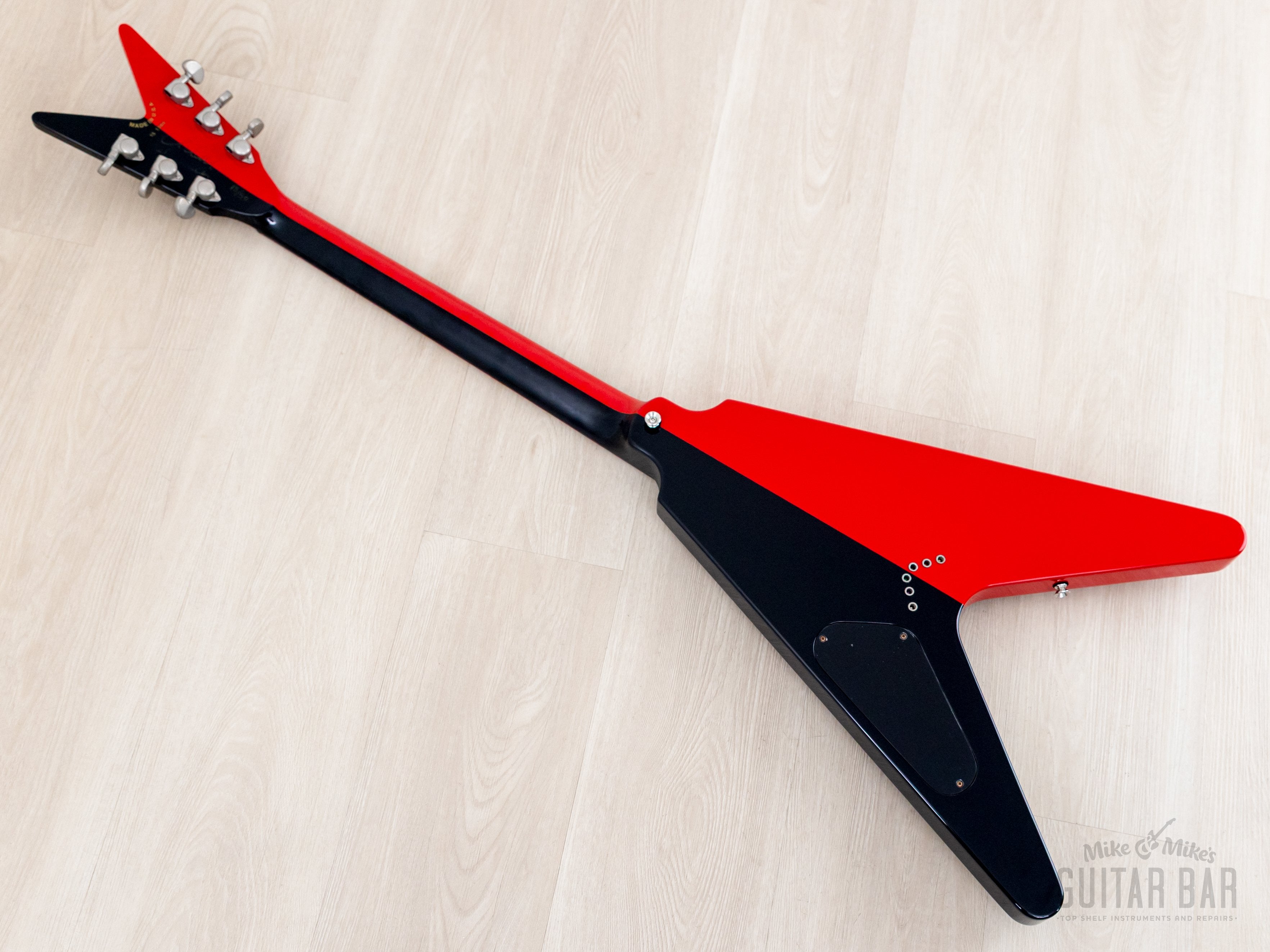 2015 Dean Custom Shop USA Michael Schenker Red Black Flying V, Signed