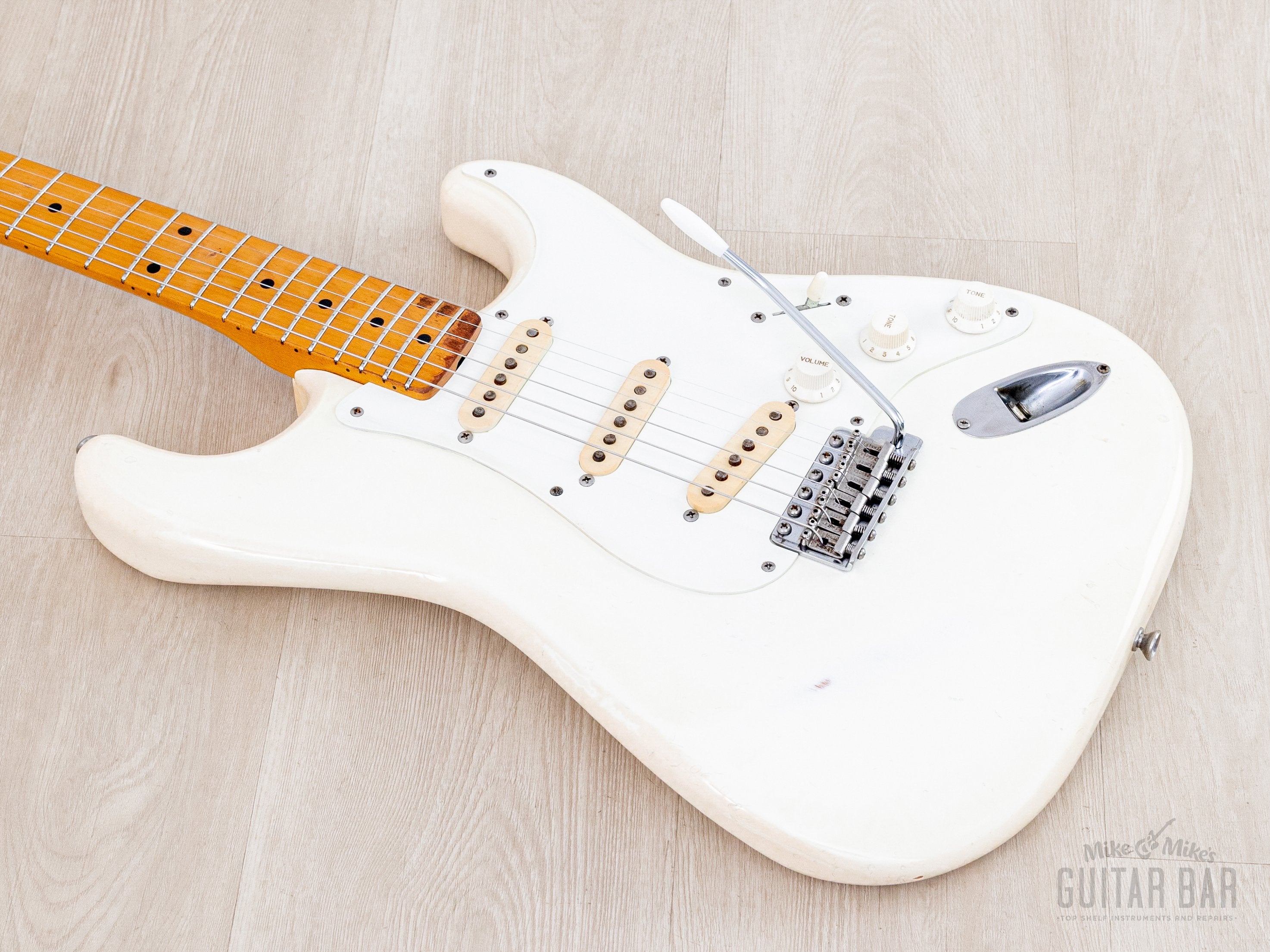 1982 Fender '57 Stratocaster JV ST57-65 Olympic White w/ USA Fullerton