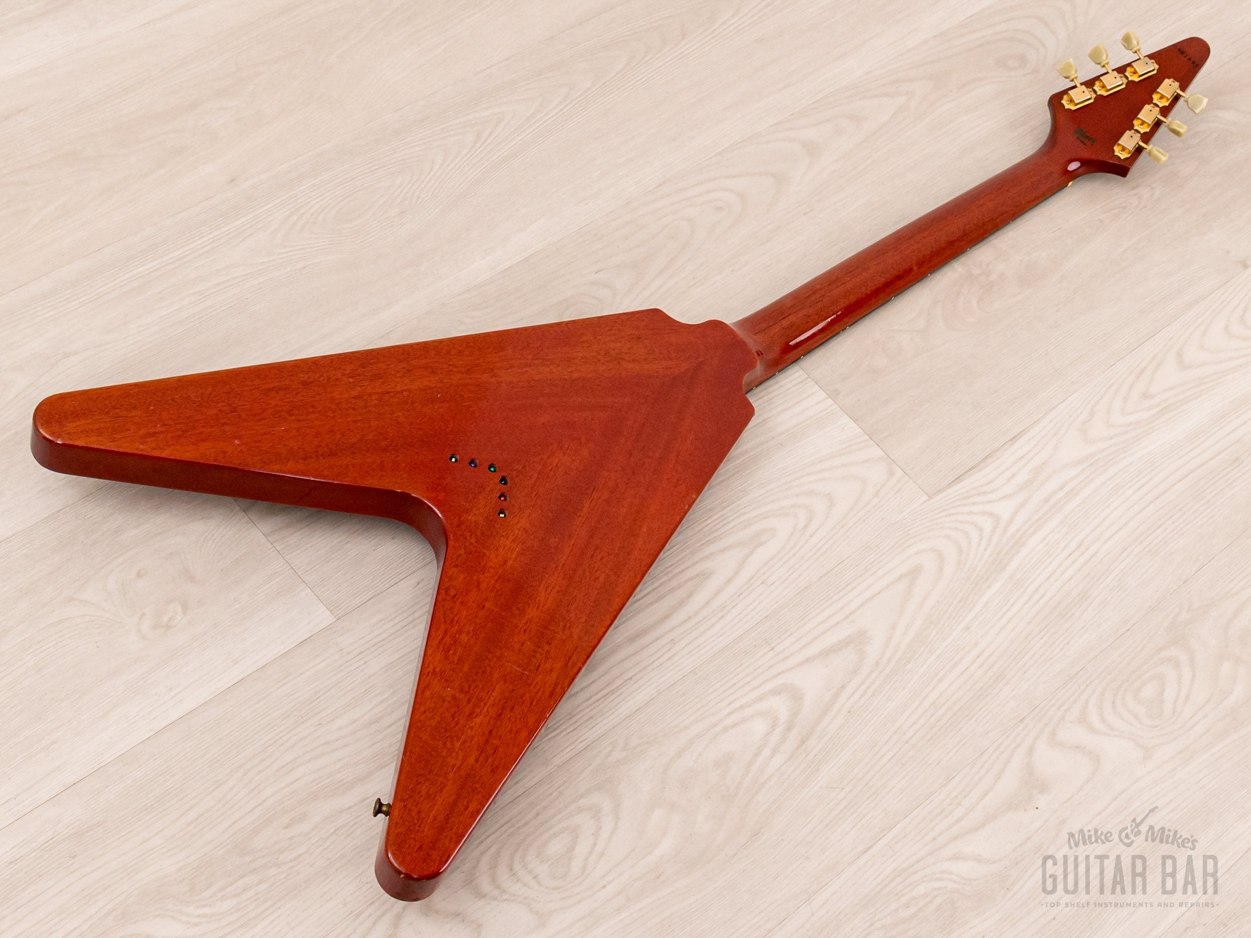 2008 Gibson Custom Shop Historic 1958 Flying V Mahogany VOS (Cherry) w/ 57 Classic PAFs, COA, Hangtags & Case