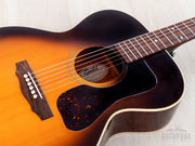 Guild F-42 top close-up with soundhole, pickguard and bridge