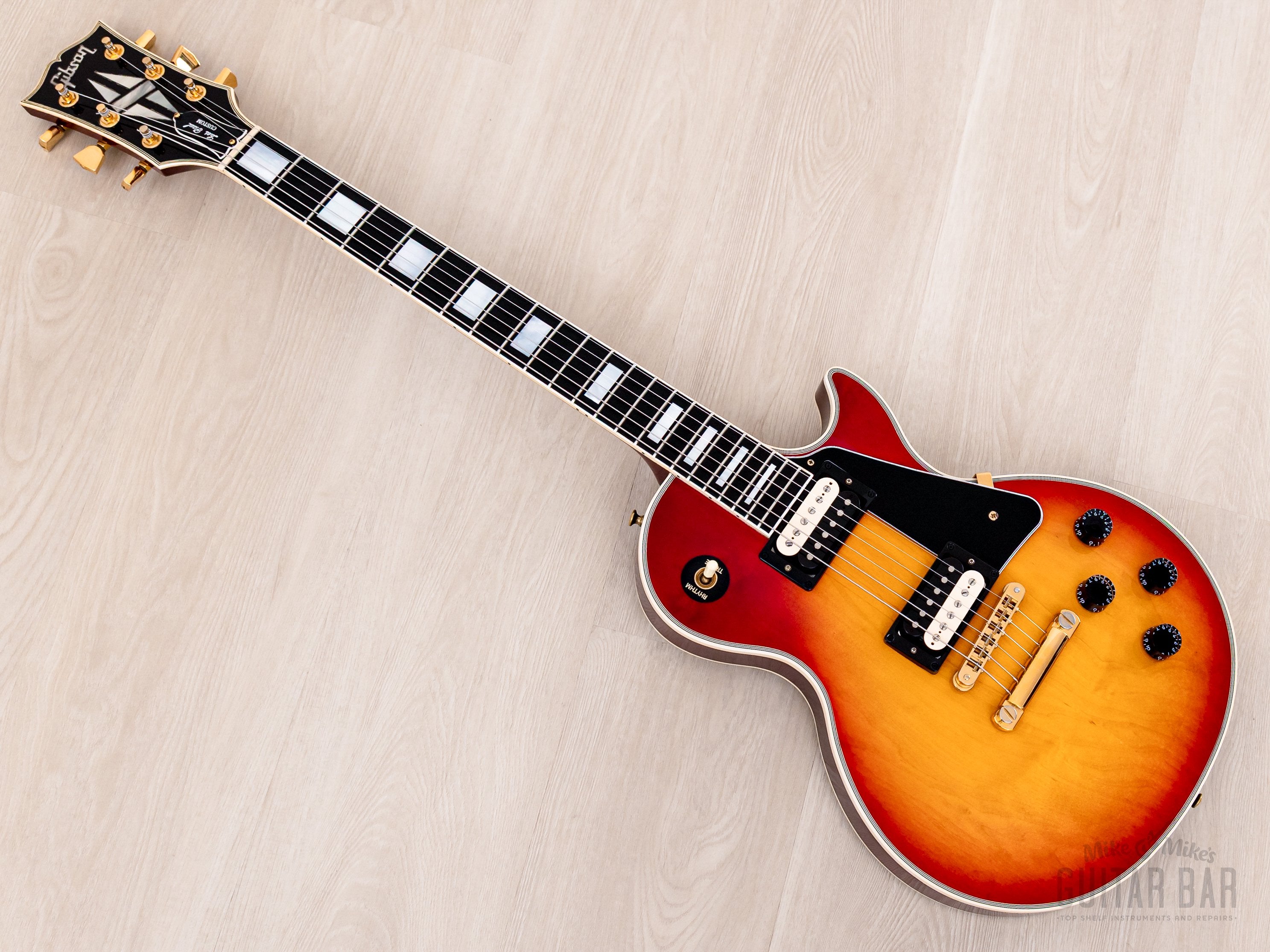 1990 Gibson Les Paul Custom Heritage Cherry Sunburst, Near-Mint w/ Zeb