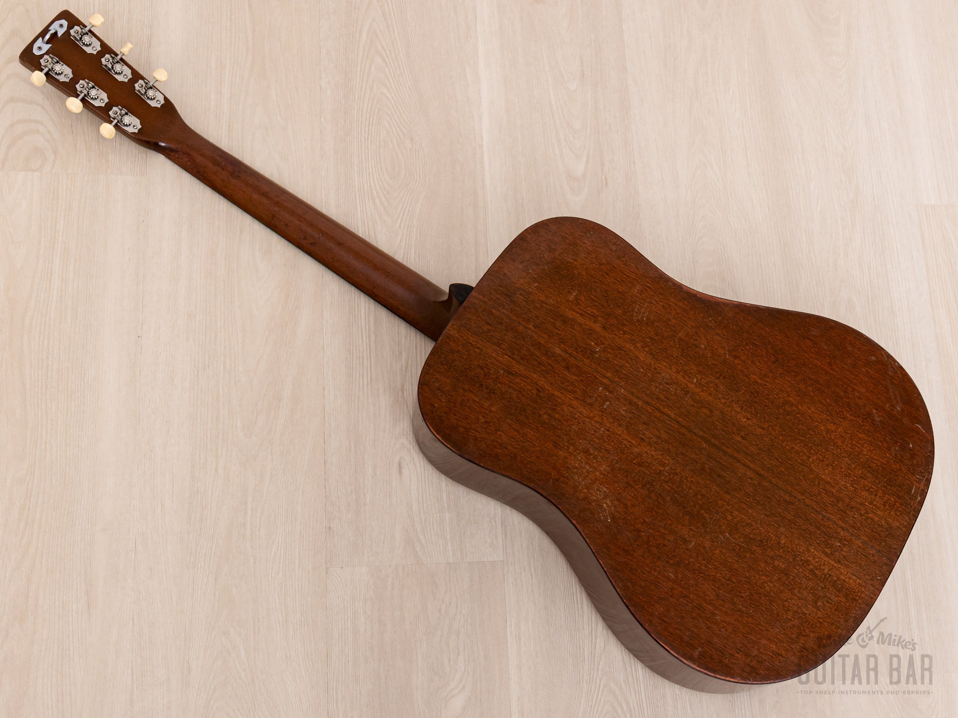 1945 Martin D-18 Vintage Dreadnought Acoustic Guitar, Wartime Features w/ Adirondack Spruce Top, Case