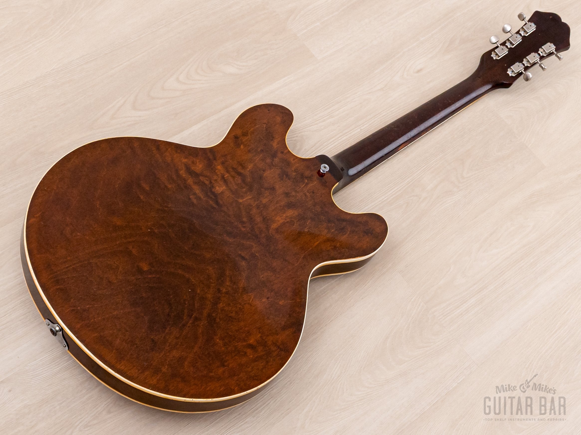 1965 Epiphone Casino E-230T Vintage Thinline Hollowbody Guitar Sunburst w/ P-90, Case