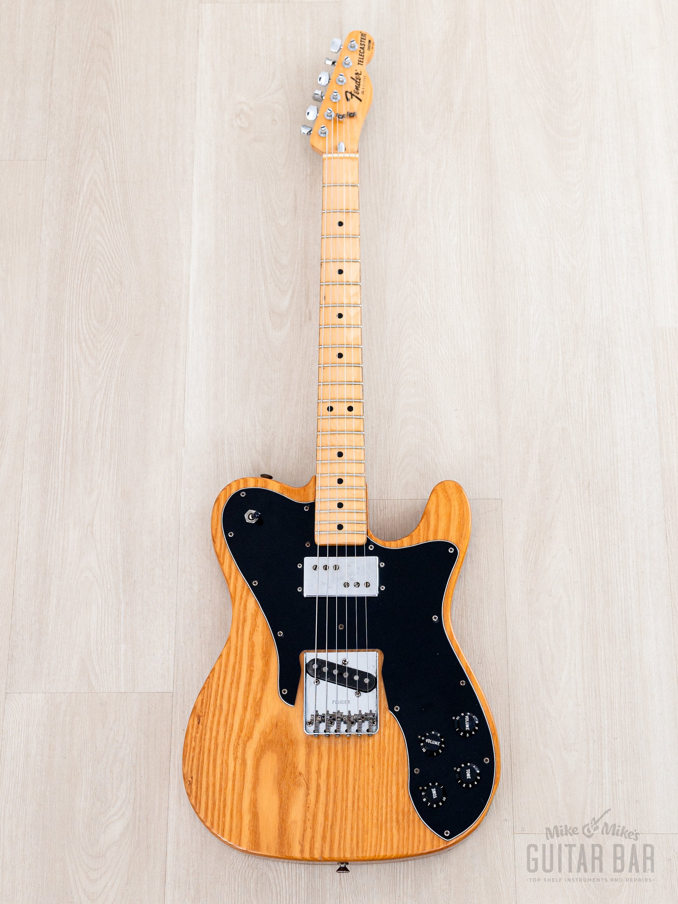 1979 Fender Telecaster Custom Vintage Electric Guitar Natural w/ Wide