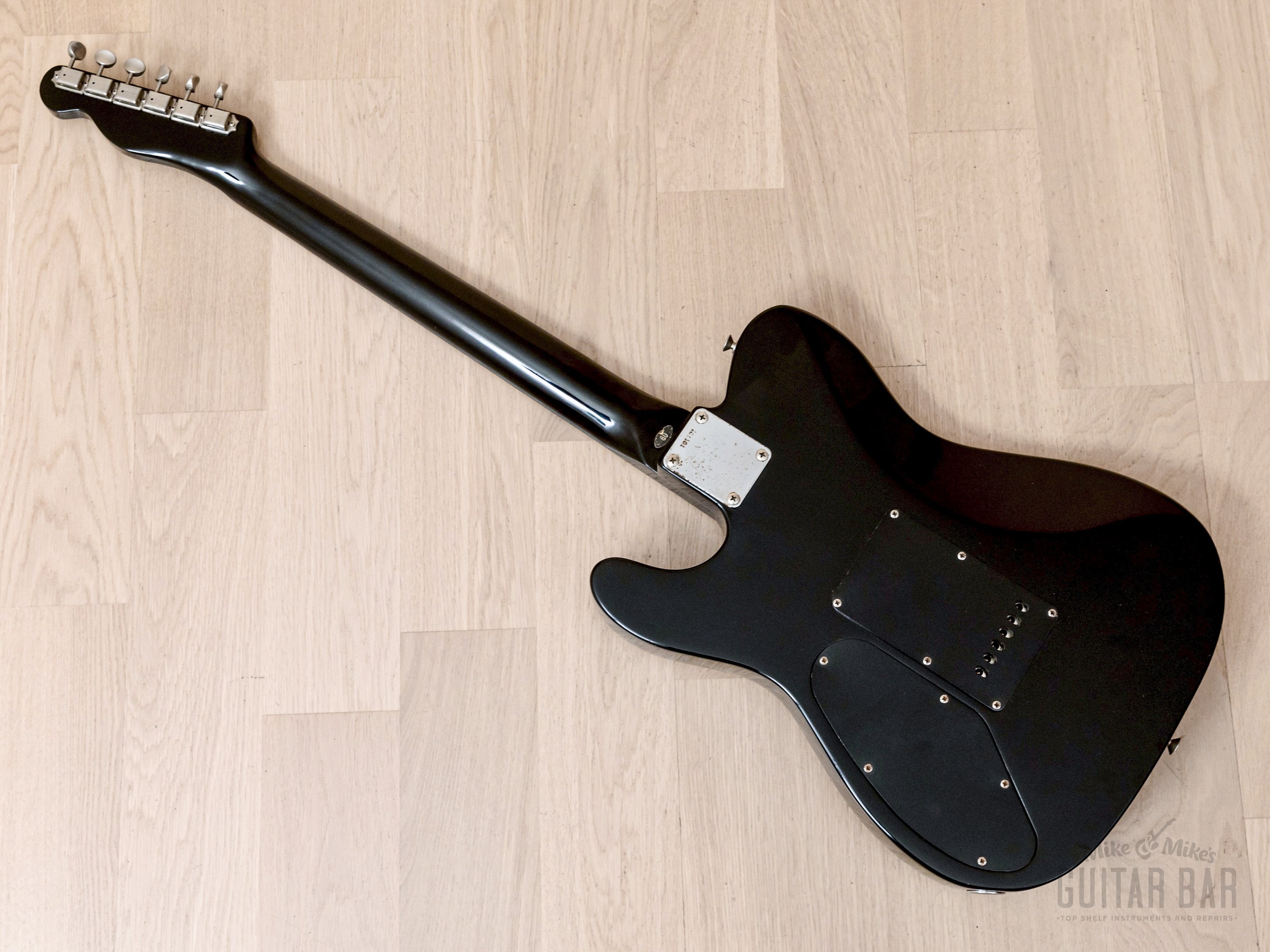 1982 Tokai Breezysound TE-60 HH T-Style Vintage Electric Guitar Black, Non-Catalog w/ Vibrato, Japan
