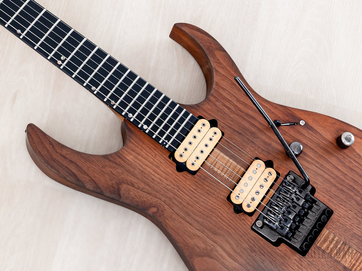 Fretboard and body angled view