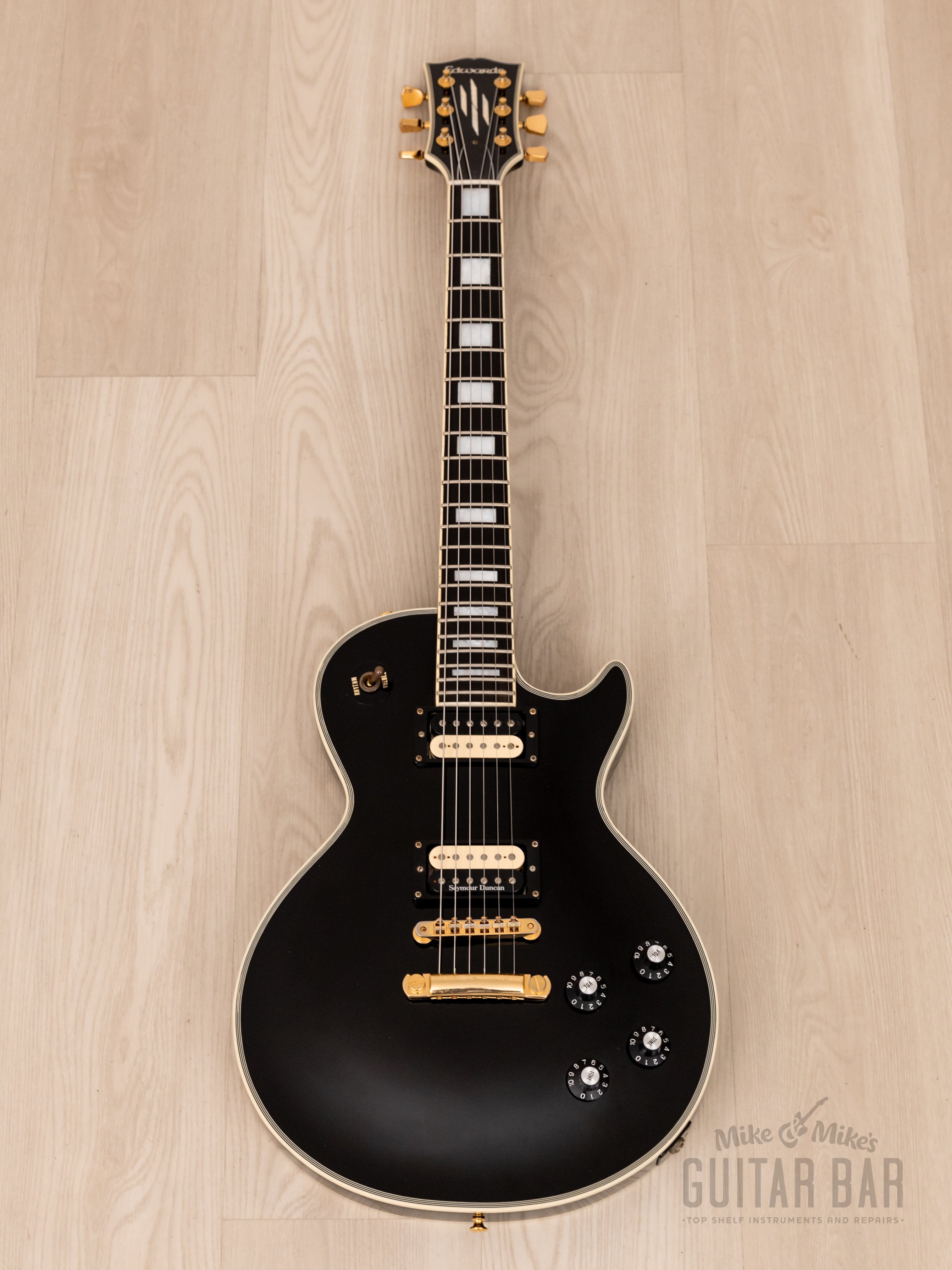 2000s ESP Edwards E-LP-92CD Black Beauty Custom w/ Seymour Duncan Zebra  Coil, Japan