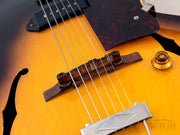 1956 Gibson ES-125 Sunburst - bridge and tailpiece close-up