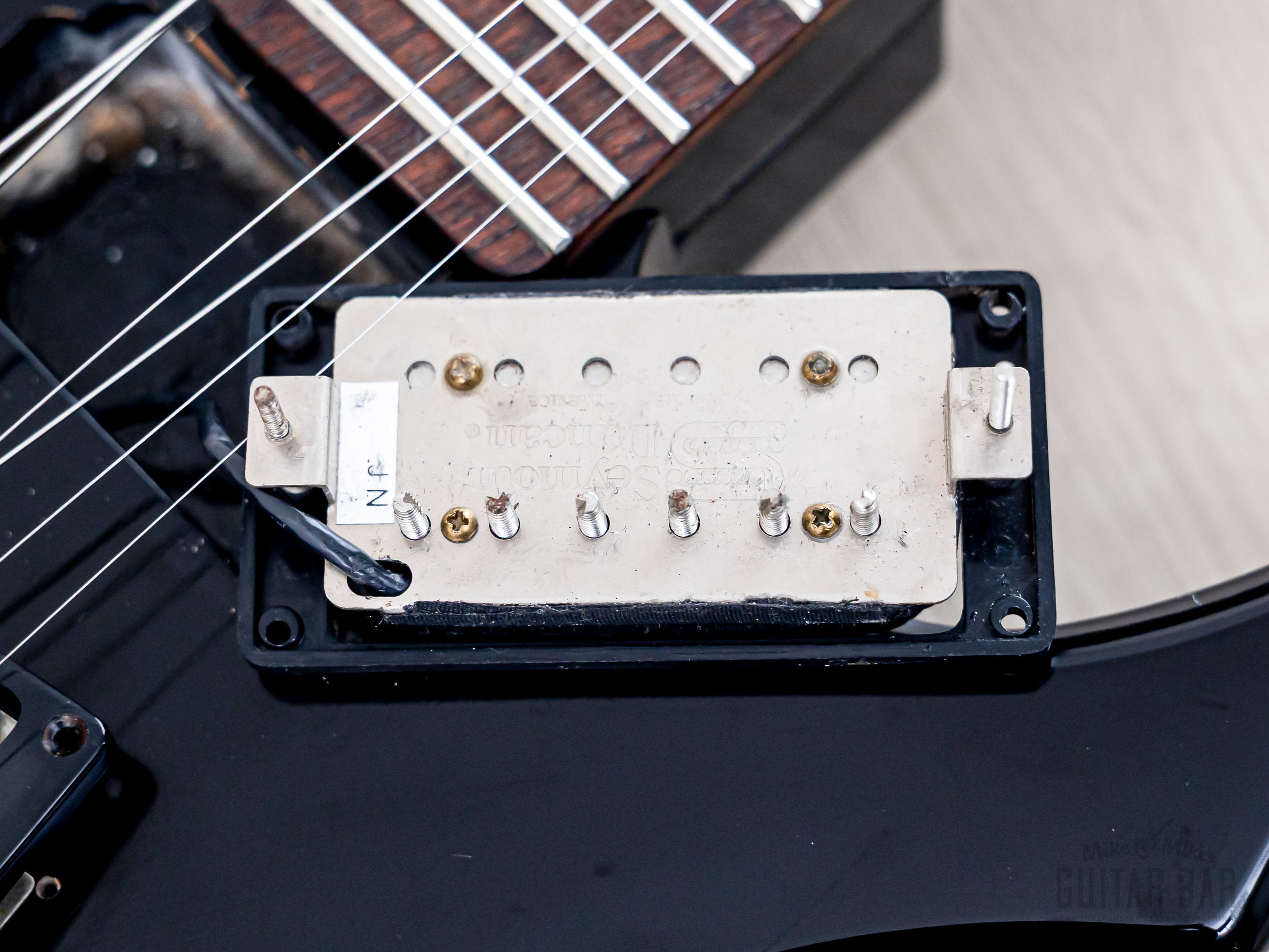 1986 B.C. Rich Warlock NJ Series Black w/ Seymour Duncan SH-2 & SH-4,