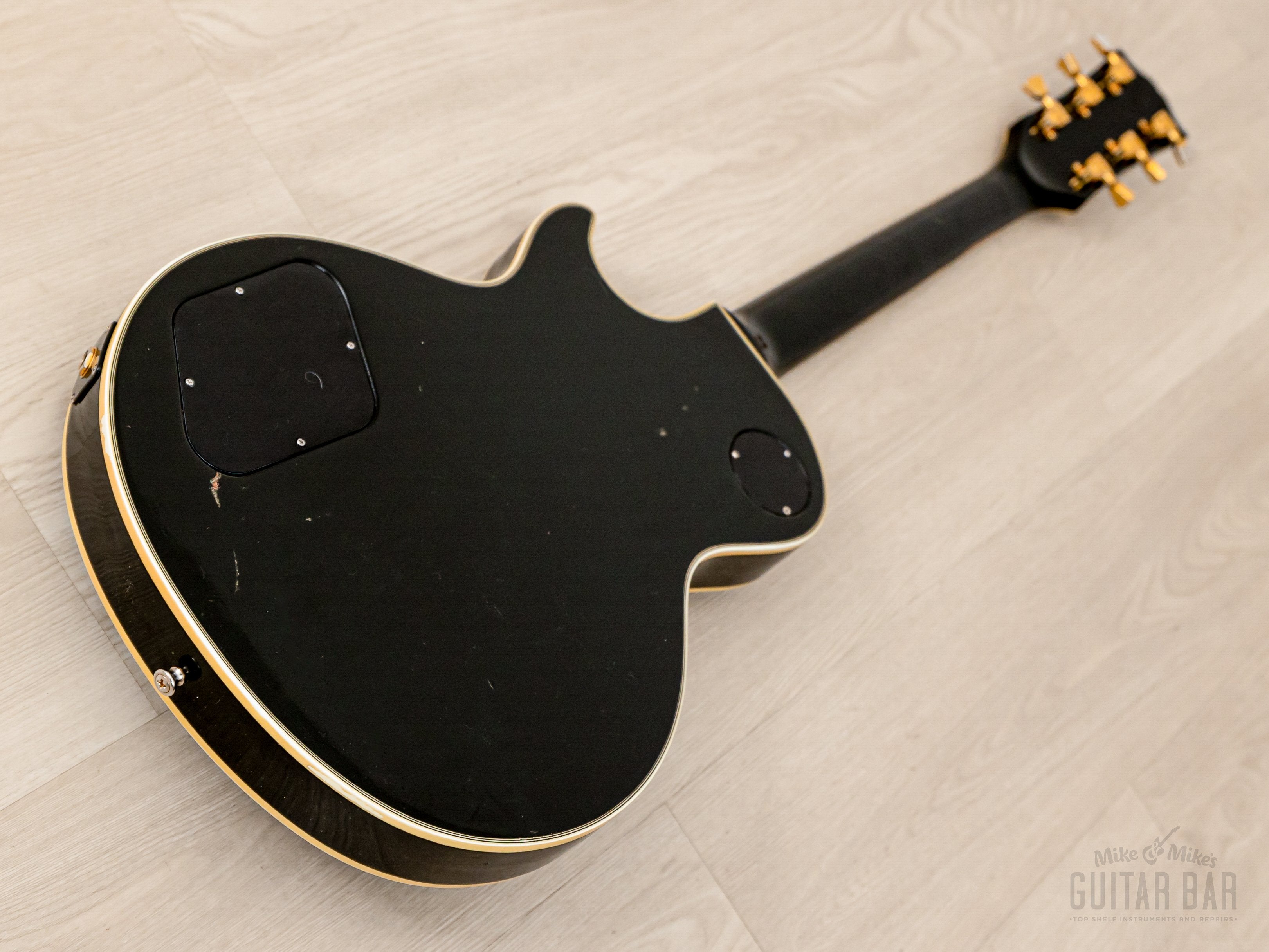 1976 Gibson Les Paul Custom Black Beauty Vintage Electric Guitar w/ T Tops, Case