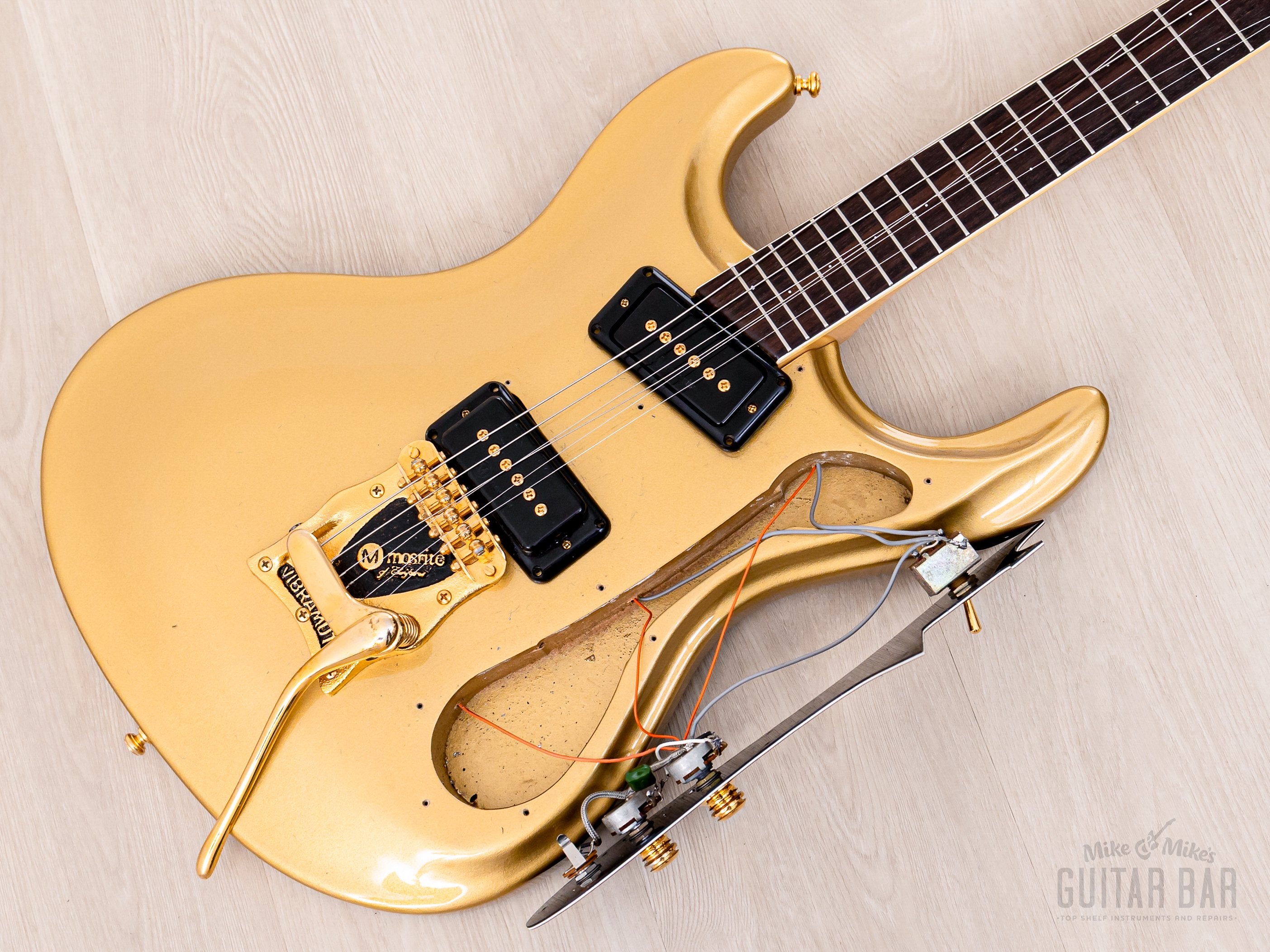 2000s Mosrite Ventures Model Super Custom 65 Gold w/ Gold Hardware, Vi