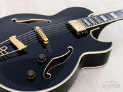 Ibanez PM100 top close-up with pickup, bridge and f-holes