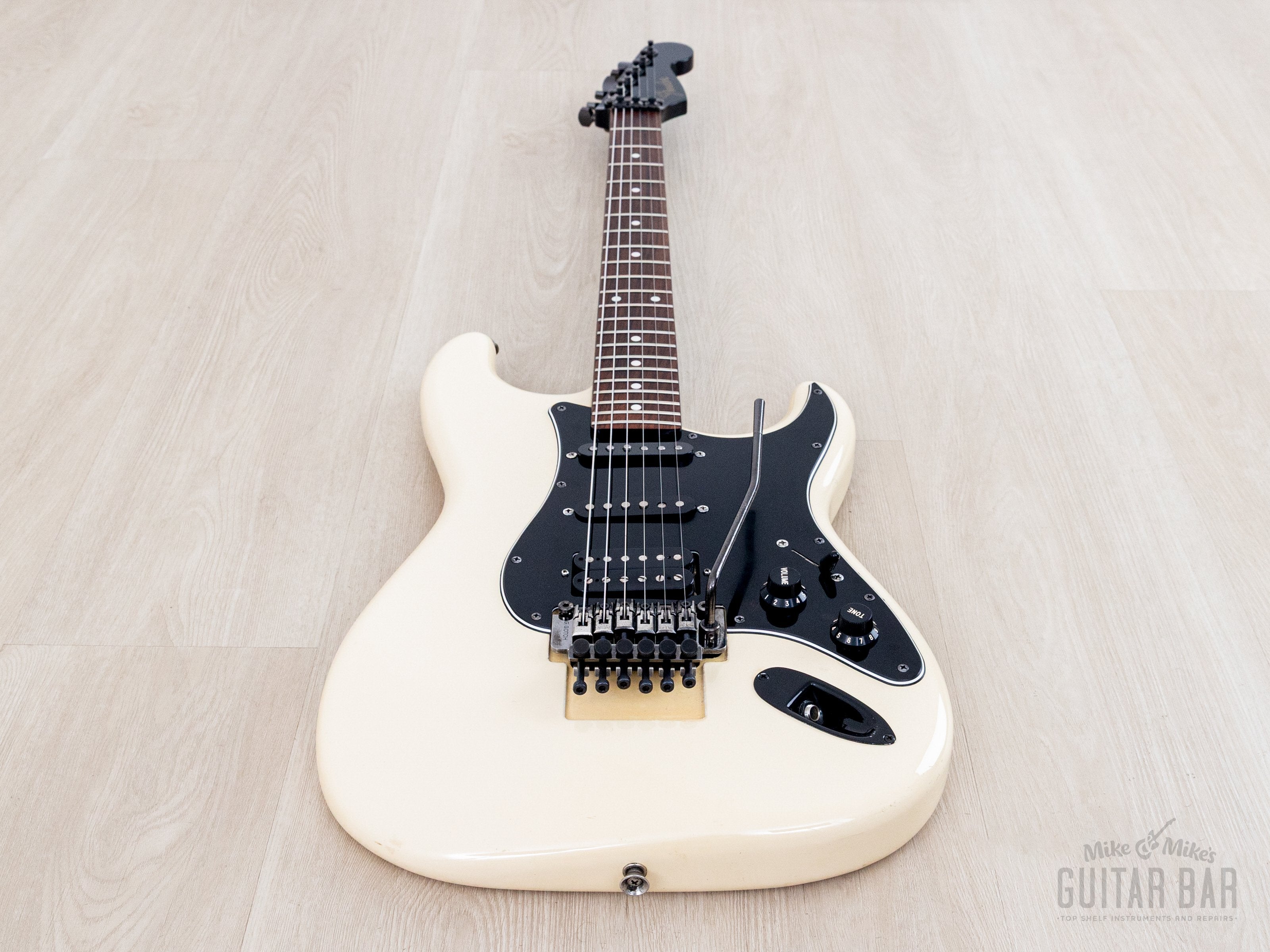2012 Fender Stratocaster ST62-FR SSH Superstrat Vintage White w/ Floyd
