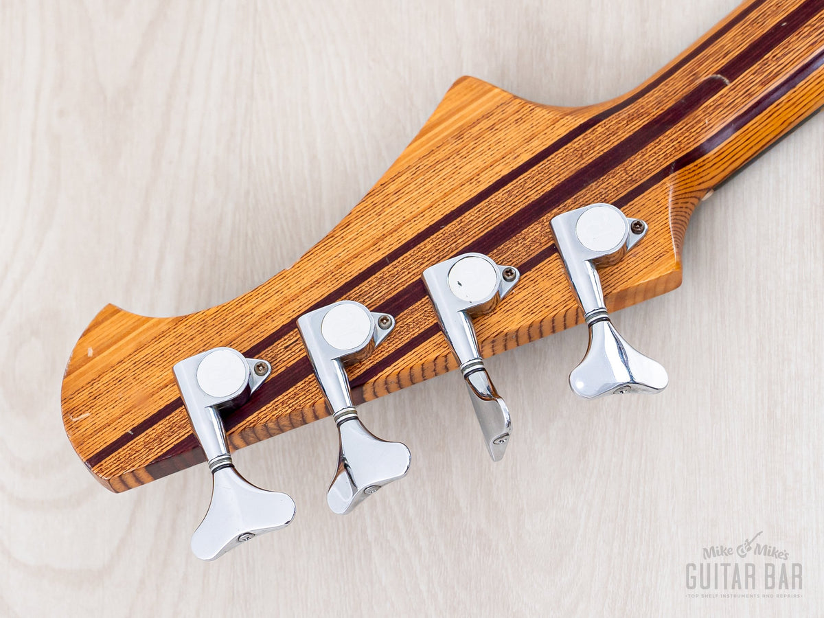 Warlock Bass headstock back and tuners