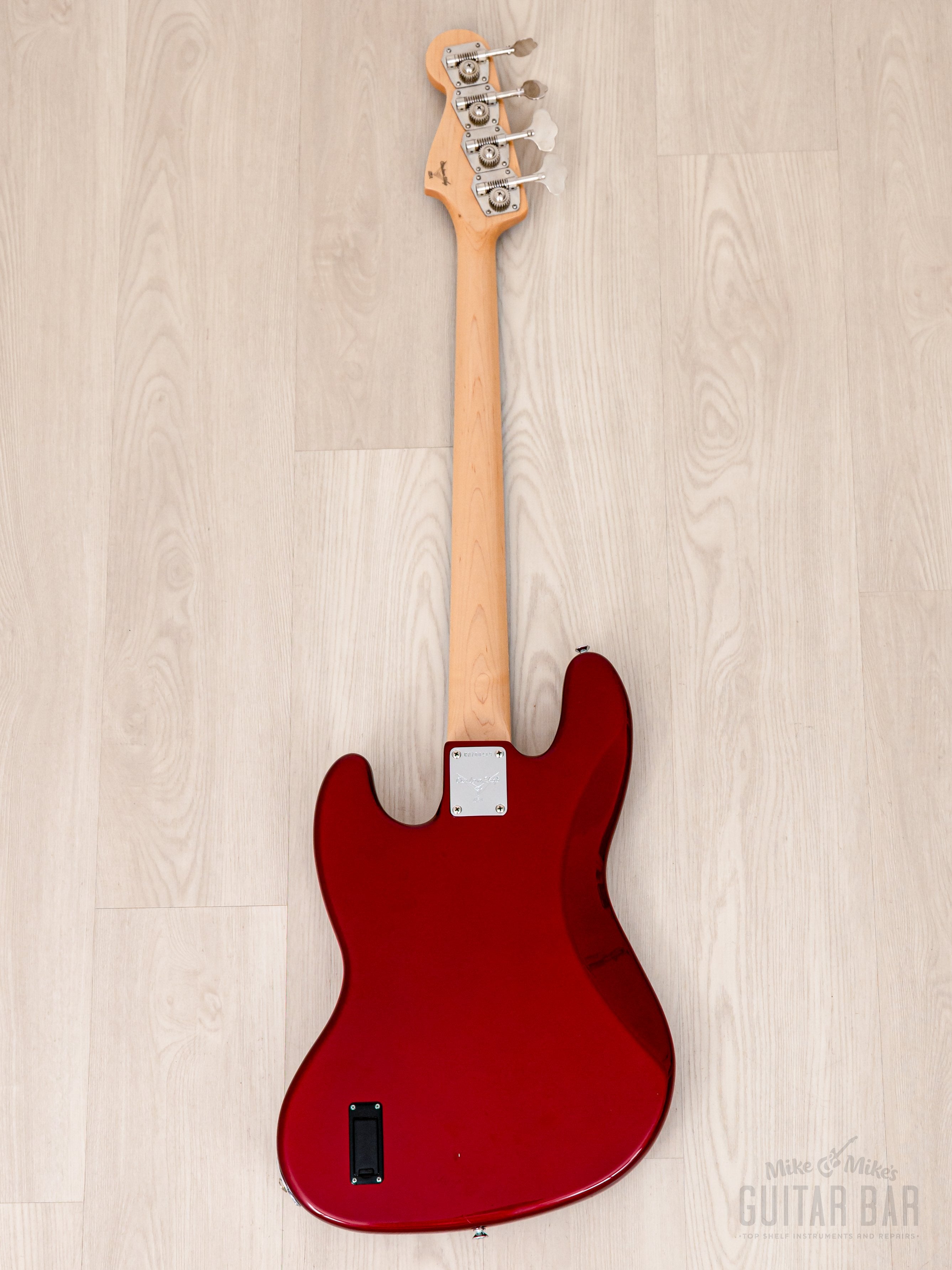 1998 Fender Custom Shop '62 Jazz Bass Candy Apple Red w/ Headstock, Bartolini Mods