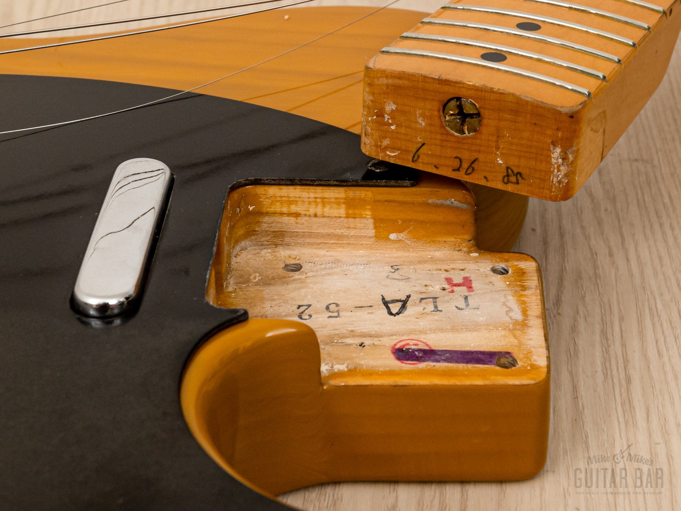 1985 Fender Telecaster '52 Vintage Reissue TL52-95 Lacquer Finish w/ American Vintage Pickups, Japan MIJ Fujigen