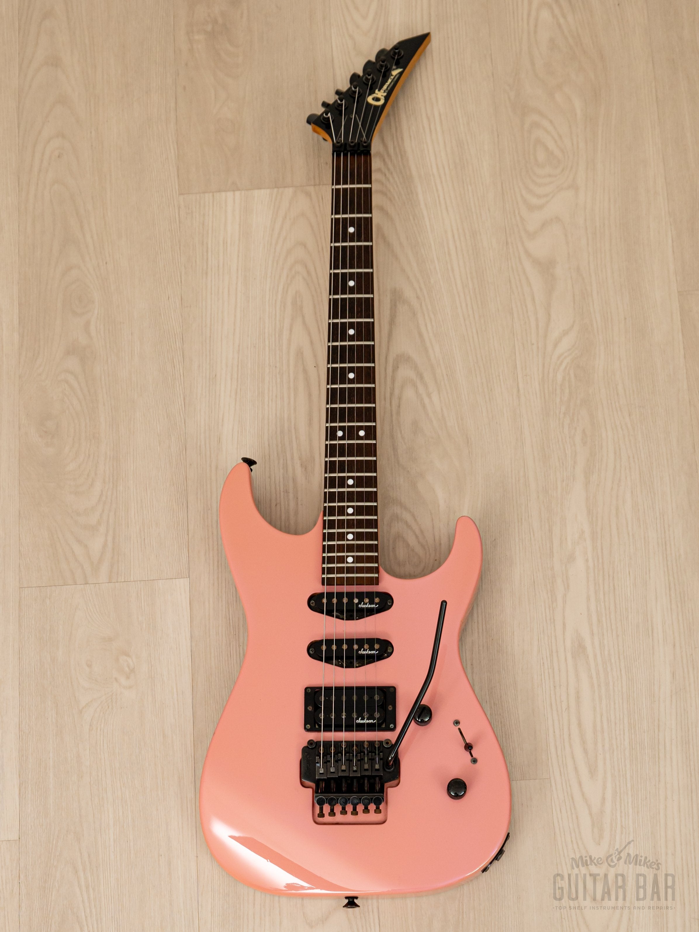 1989 Charvel Jackson DK-065-SSH Vintage Superstrat Bubblegum Pink, Japan  Model 3