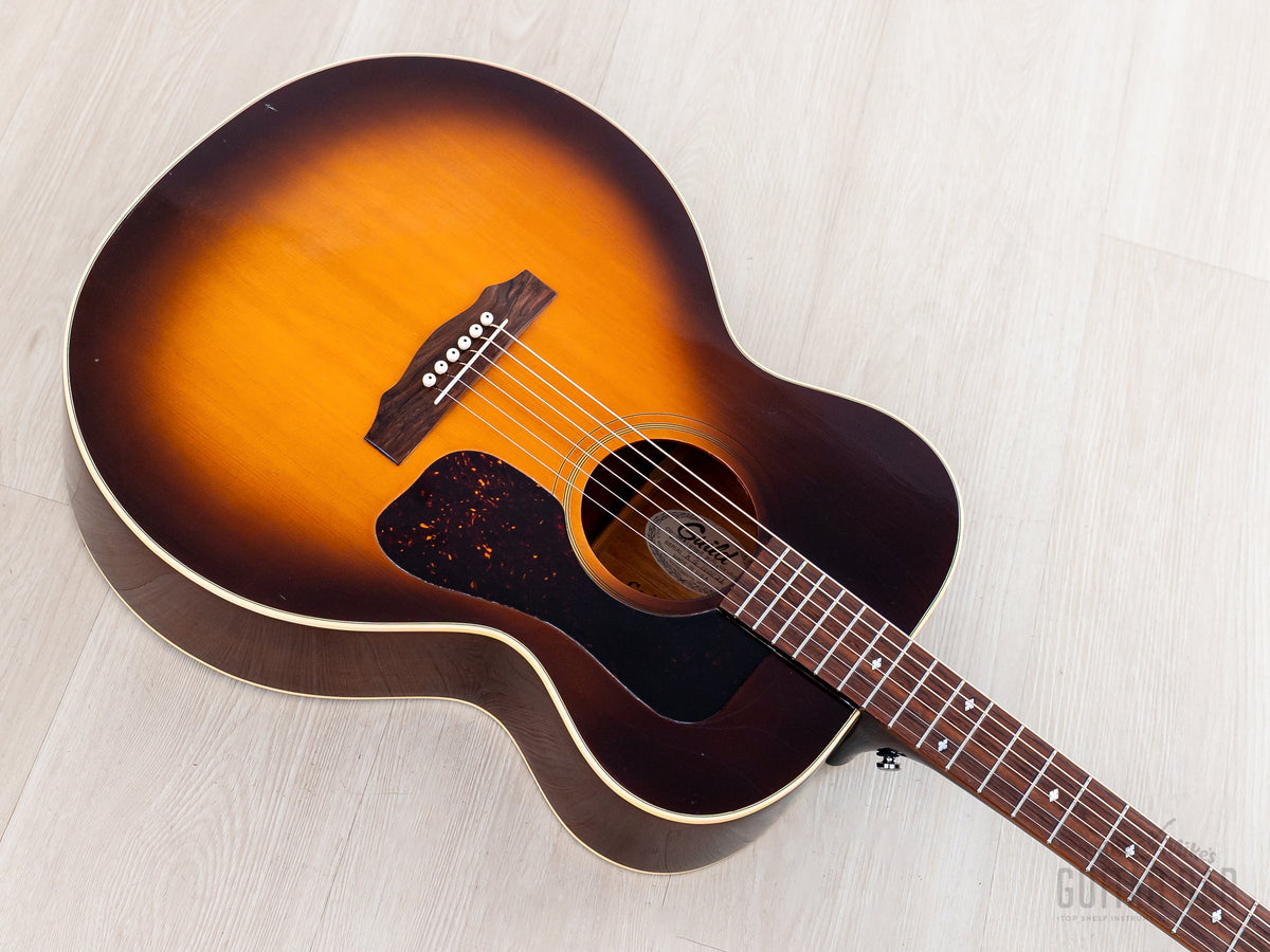 Guild F-42 body angled view from treble side