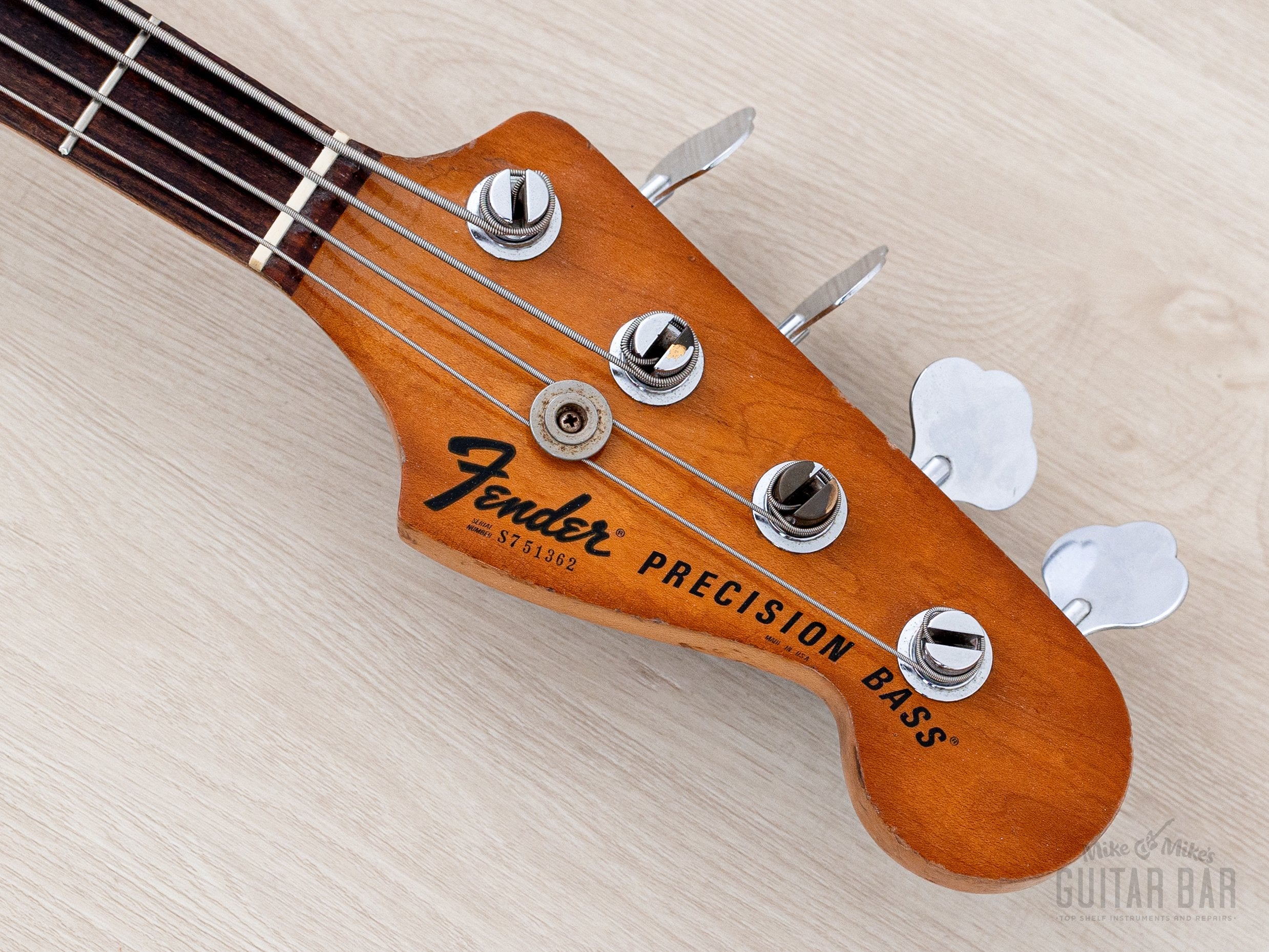 1978 Fender Precision Bass Sunburst Vintage Bass, 100% Original w/ Cas
