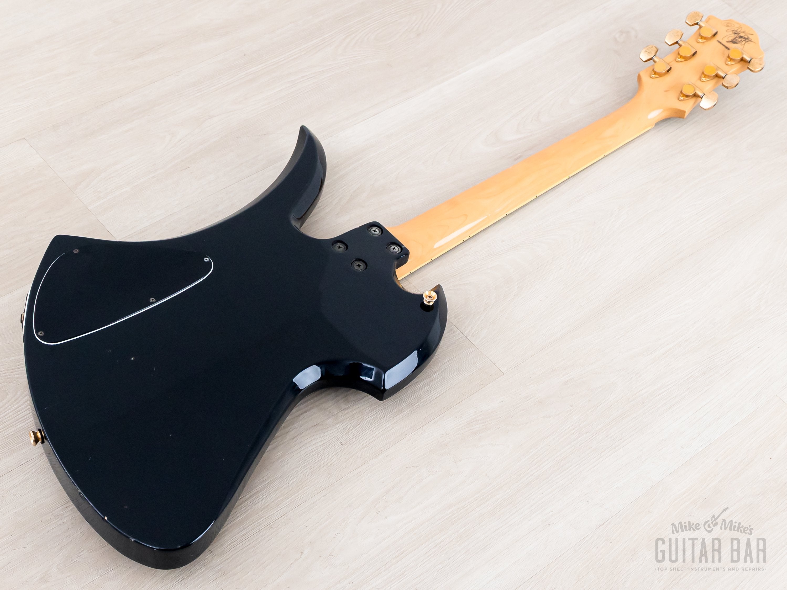 2000s Fernandes Mockingbird Hide Signature MG-120X, Graphic on Black,