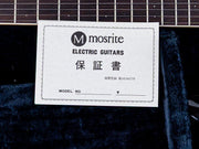 Mosrite electric guitar warranty card hangtag
