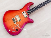 1981 BC Rich USA Eagle in Cherry Sunburst, angled body view