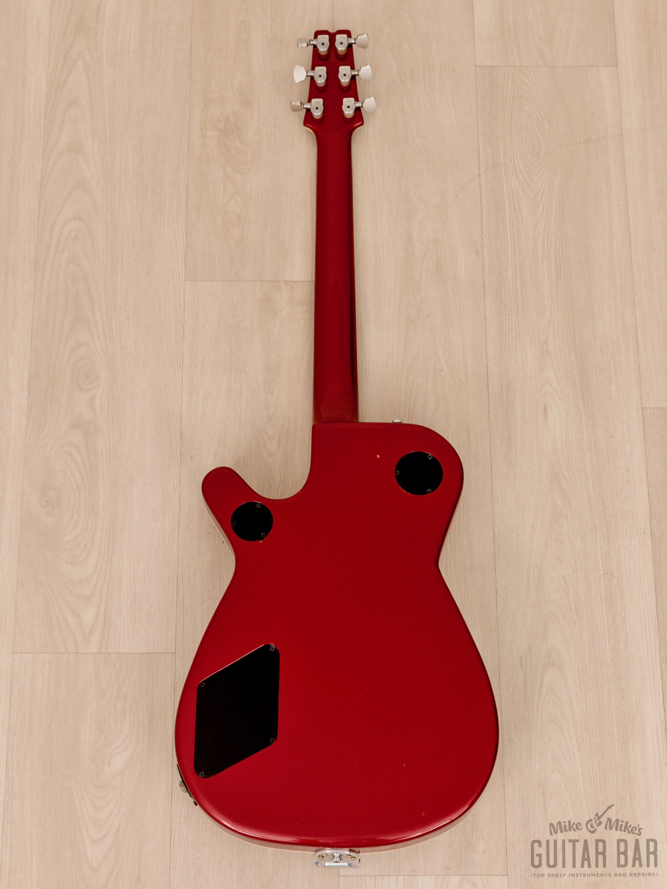 GMP Roxie Duo Jet-Style Guitar Red Metalflake w/ TV Jones MagnaTron Pickups, Case