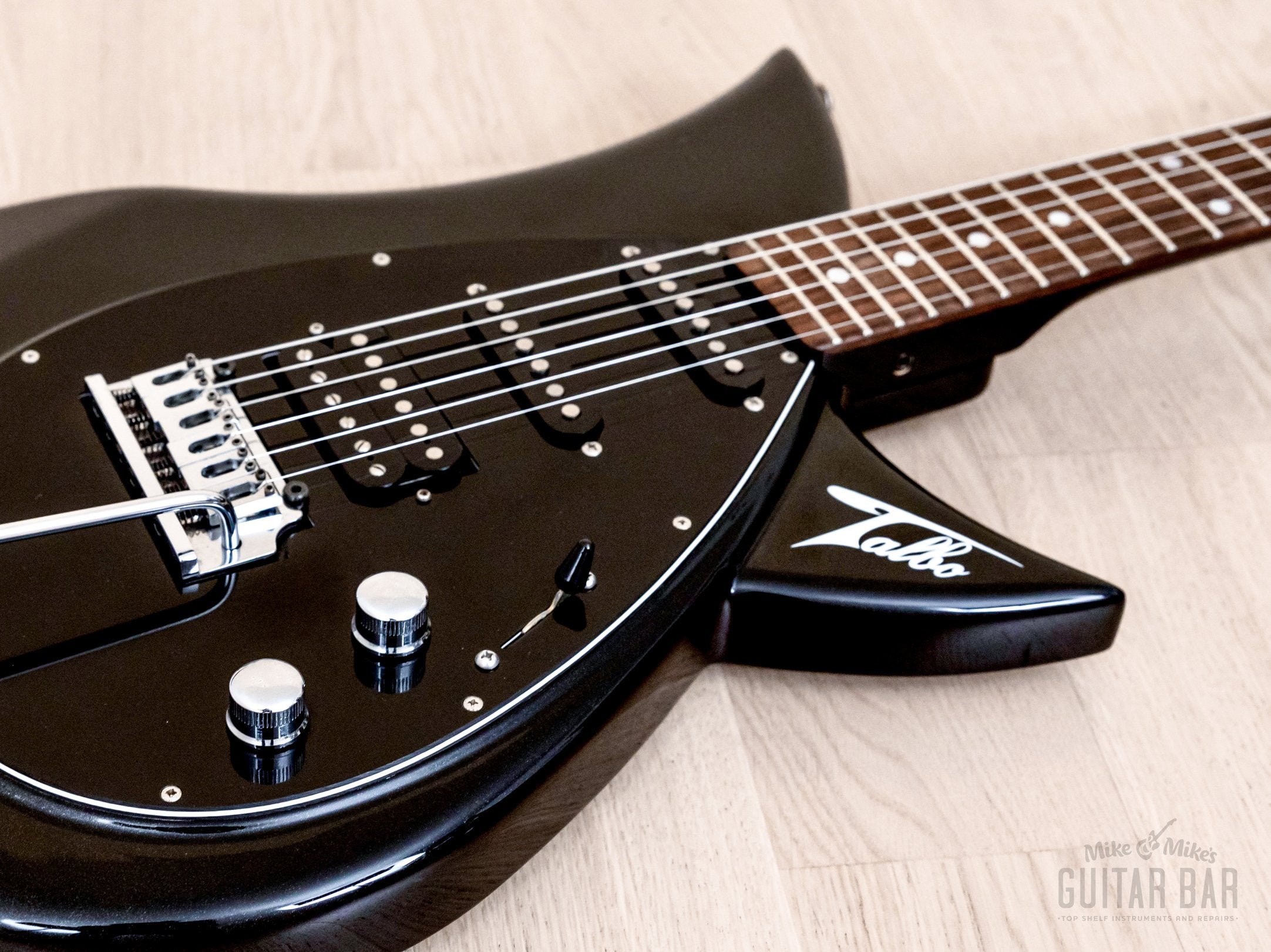 1990s Tokai Talbo A-125SH Aluminum Body Guitar Black Sparkle, Japan