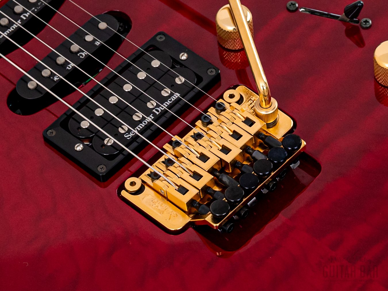 1999 Jackson Stars Japan Pride Soloist J.P. SL-175 Trans Red Quilt Top SSH Superstrat w/ Case