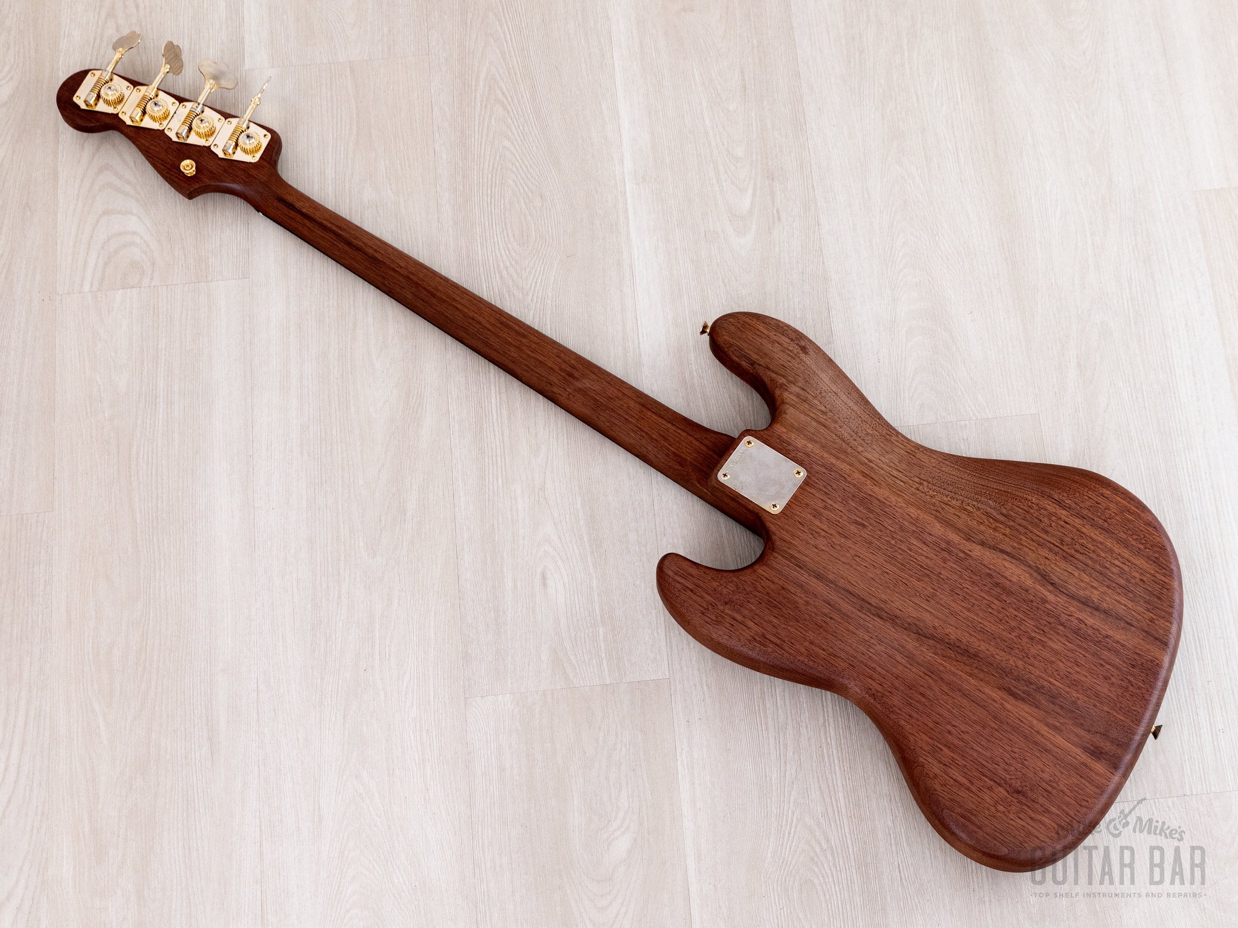 1982 Fender JV Order Made Jazz Bass Walnut + Ebony w/ Gold Hardware, F