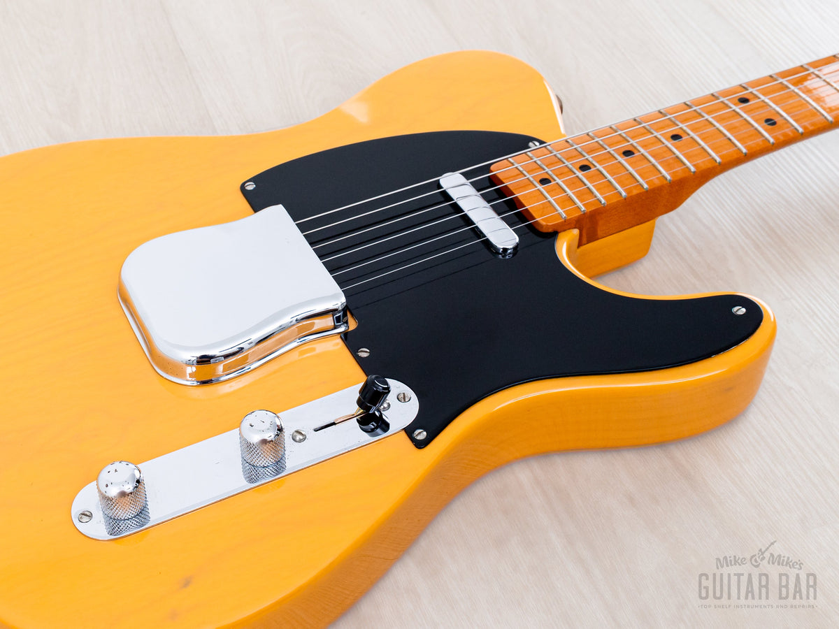 1999 Fender American Vintage 52 Telecaster Butterscotch, body close-up