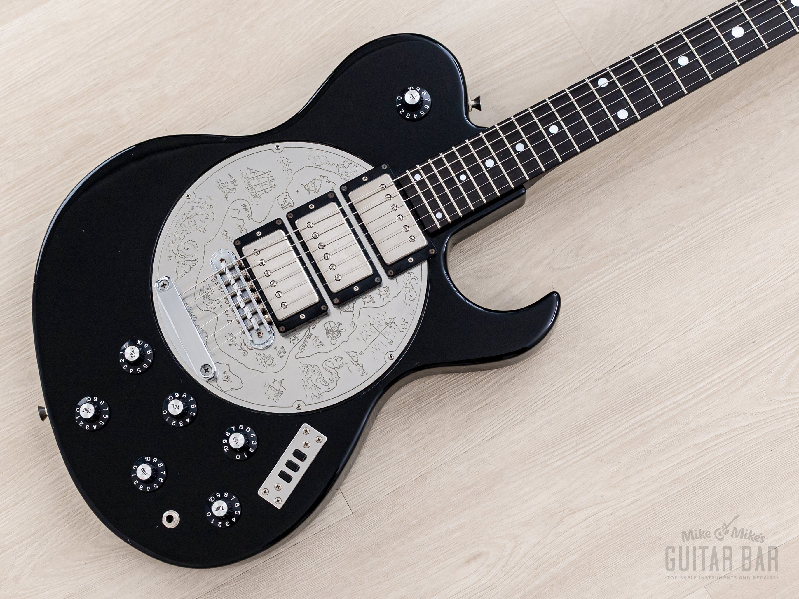 1990 Greco Zemaitis Z-3000 Limited Edition 30th Anniversary Disc Front